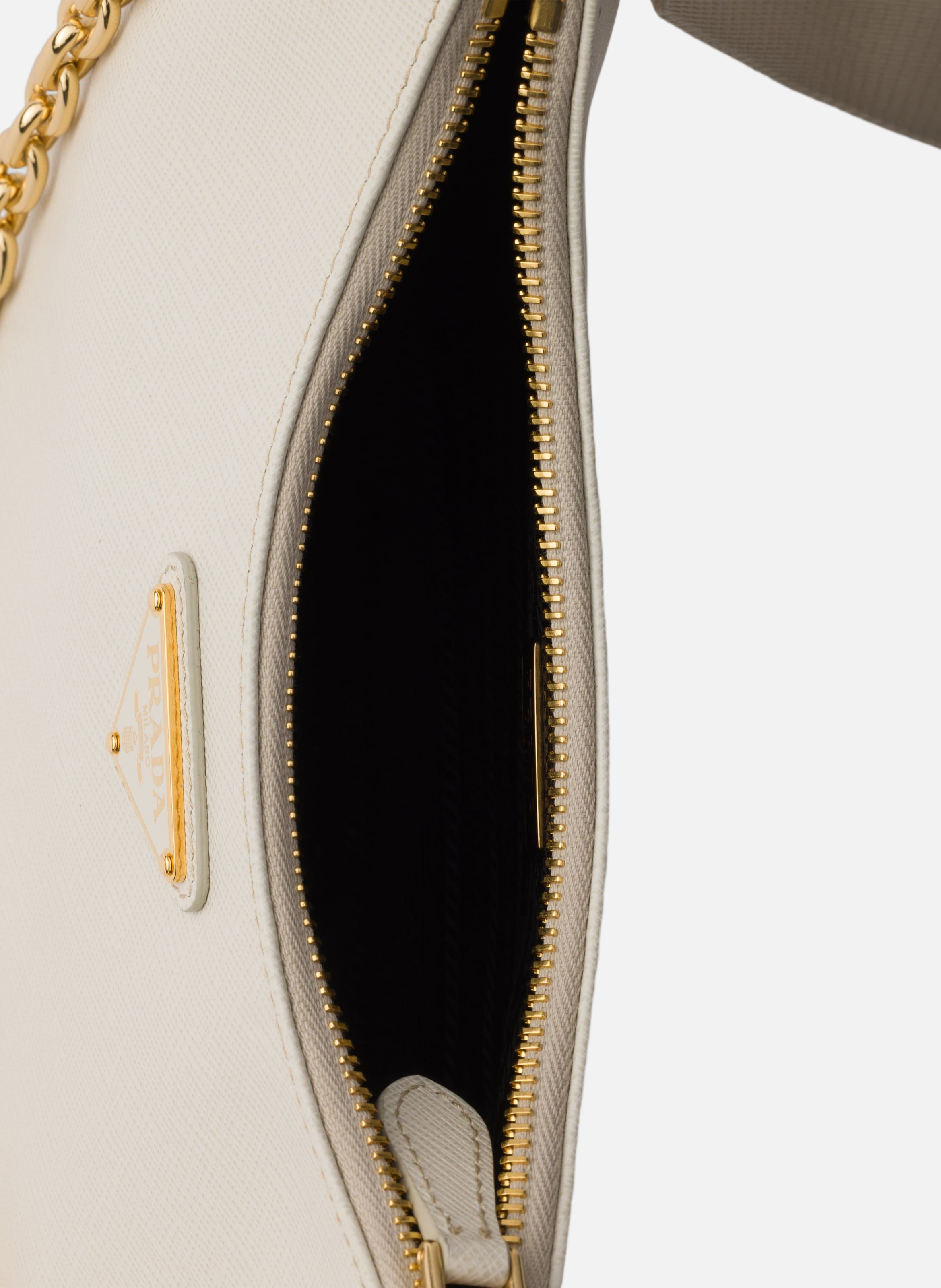 Sac prada re-edition 2005 en cuir saffiano PRADA Beige