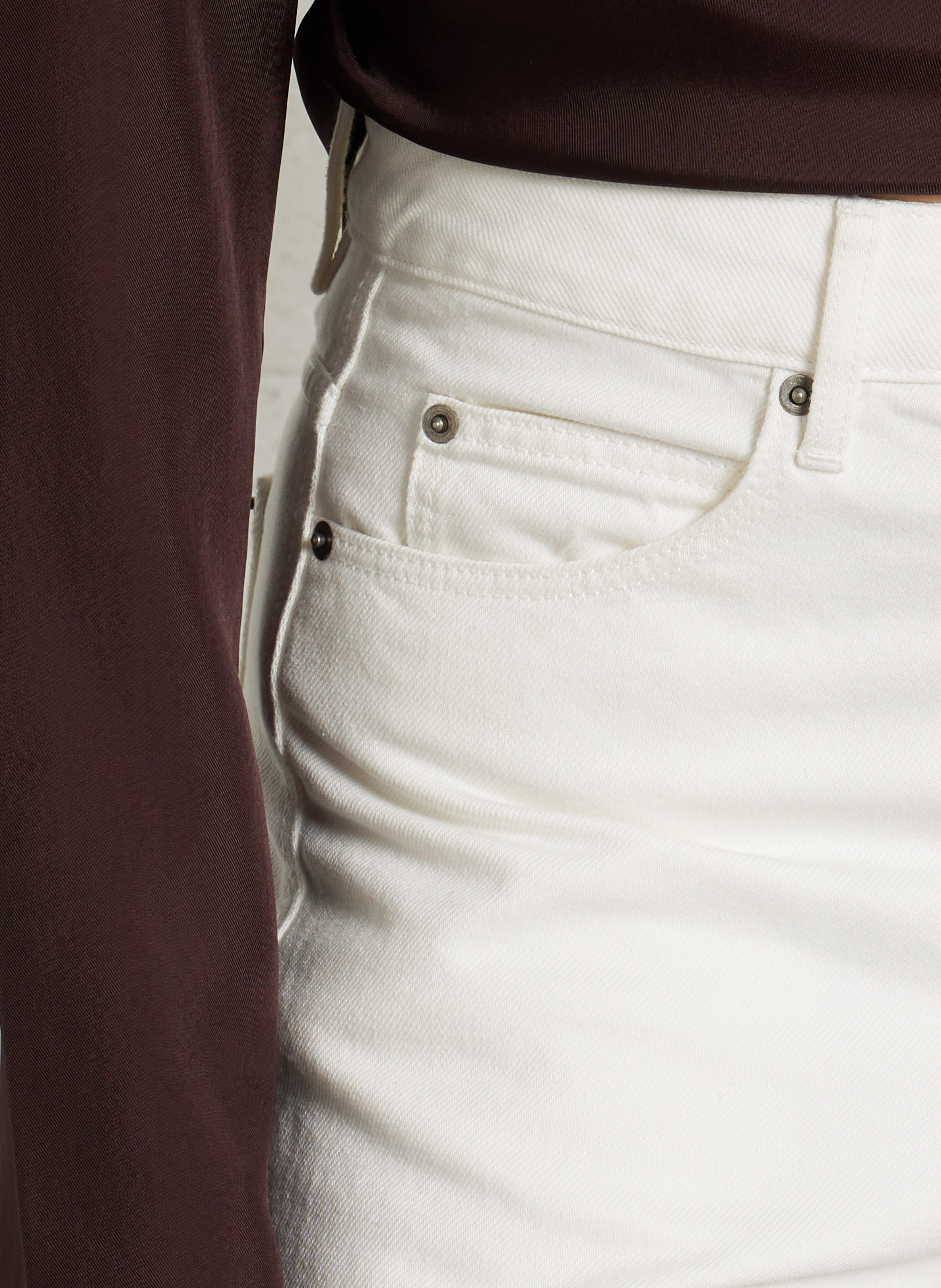 Jean ballon en coton Gaspard SOEUR Blanc