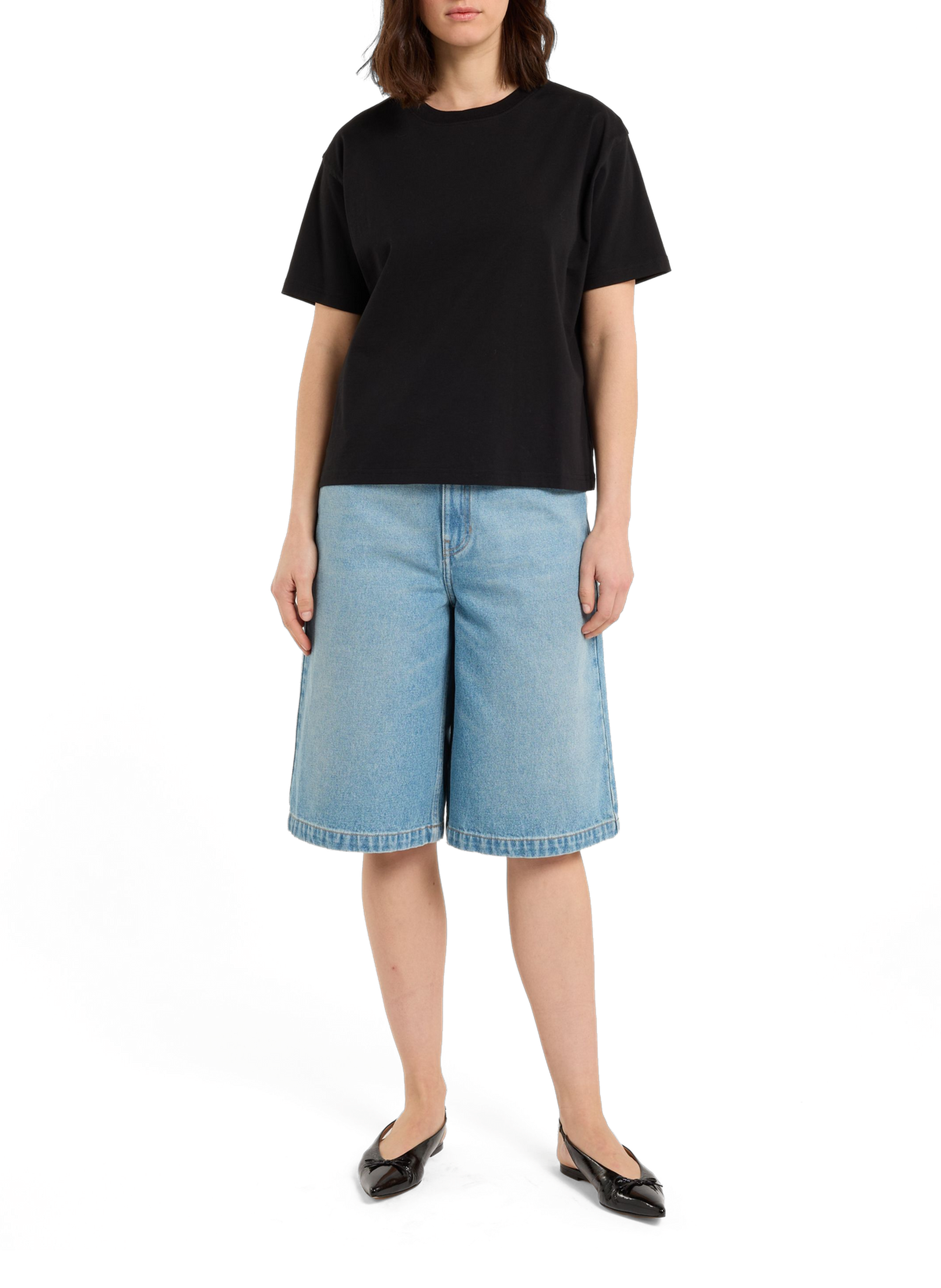 T-shirt Vintaguni en coton SAISON 1865 Noir