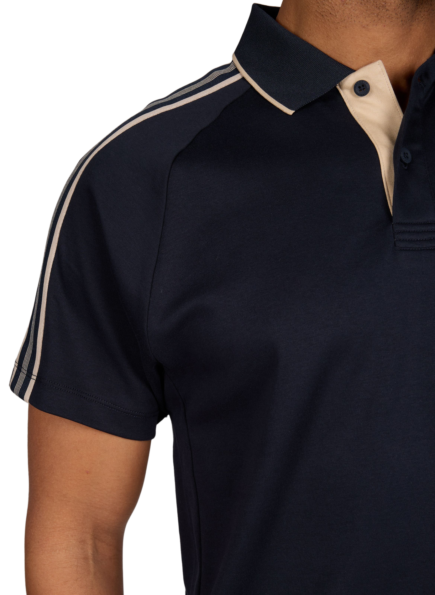 Polo à manches courtes en coton HACKETT Bleu