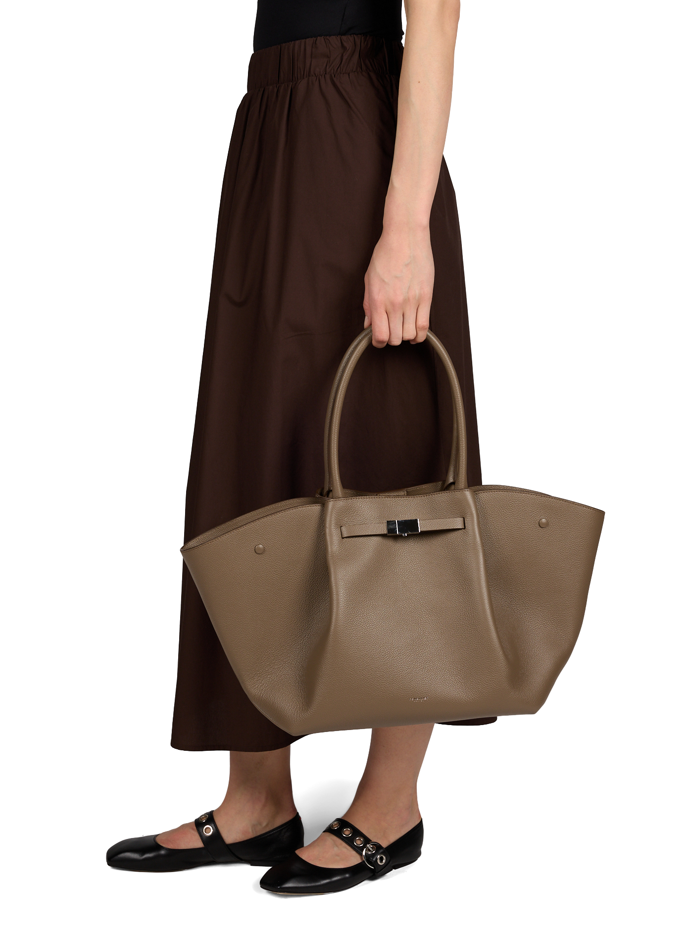 Lederhandtasche DEMELLIER LONDON Braun