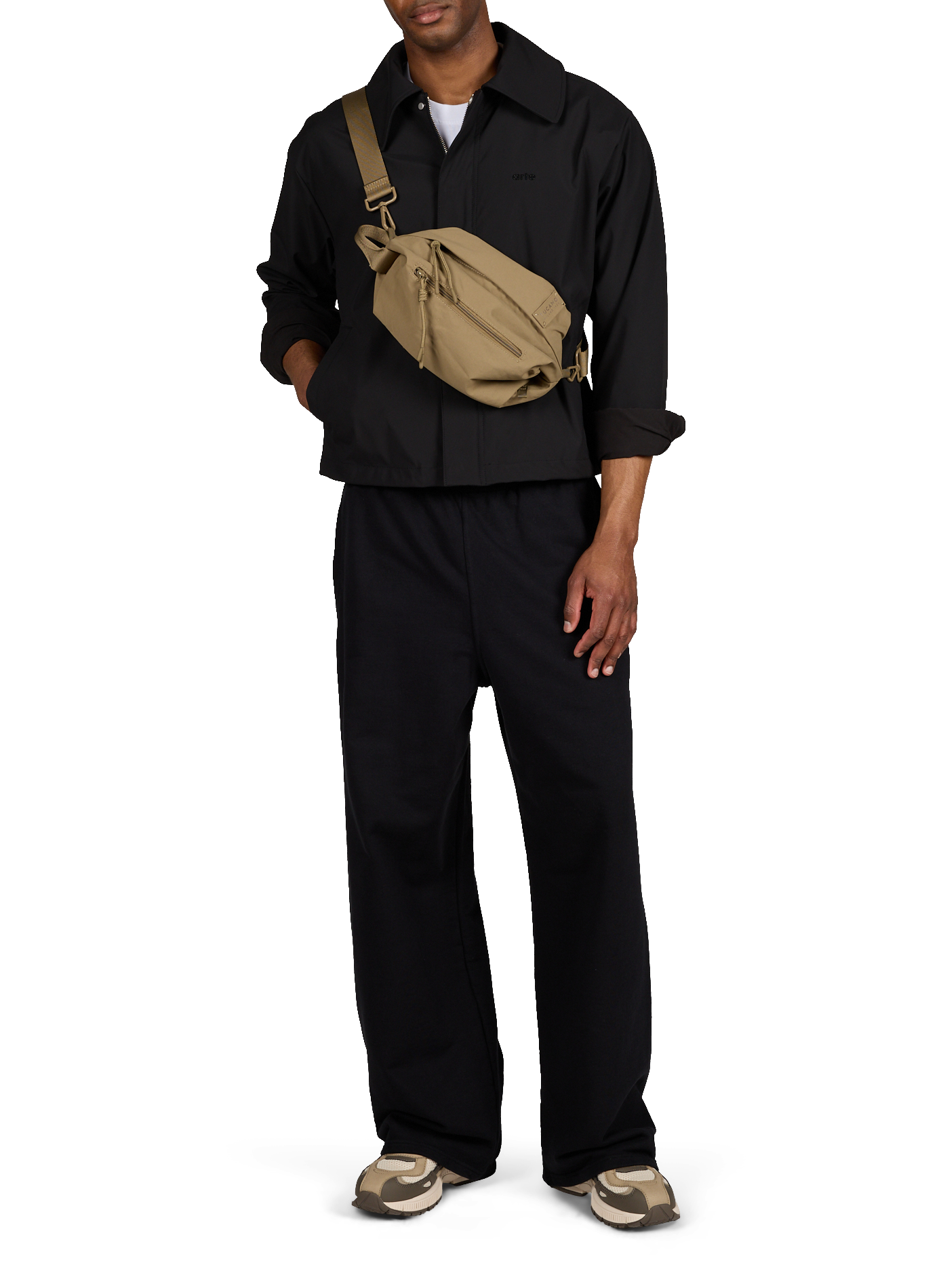 Veste droite col classique ARTE ANTWERP Noir