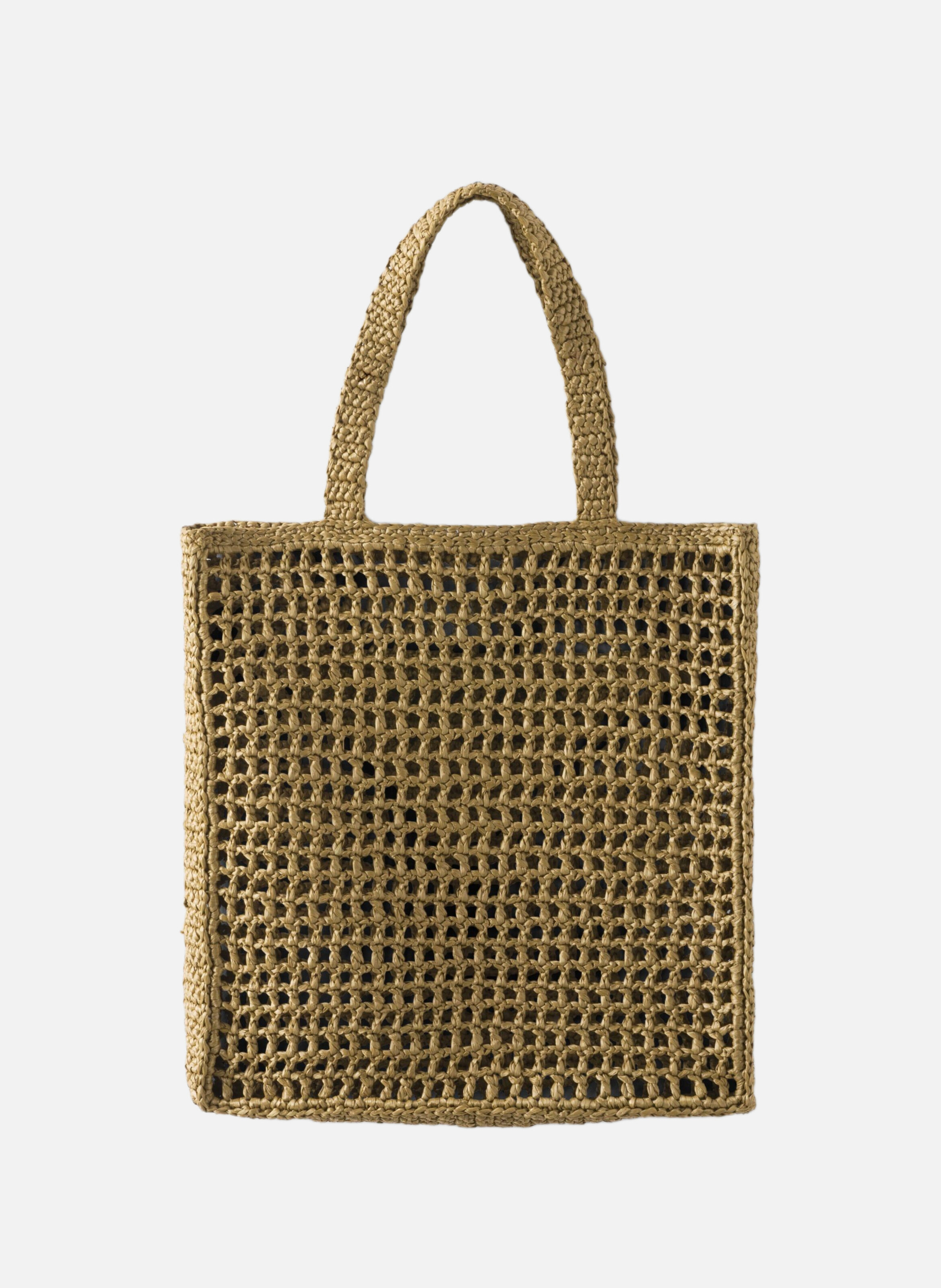 Cabas en crochet PRADA Vert