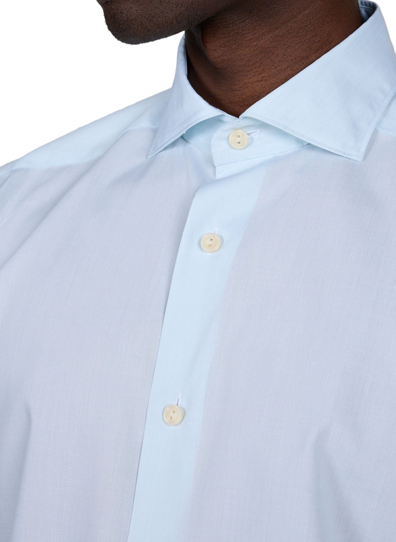 Chemise droite en coton ETON Vert