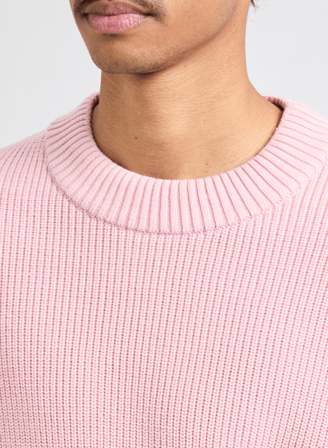 Pull en coton  AU PRINTEMPS PARIS Rose