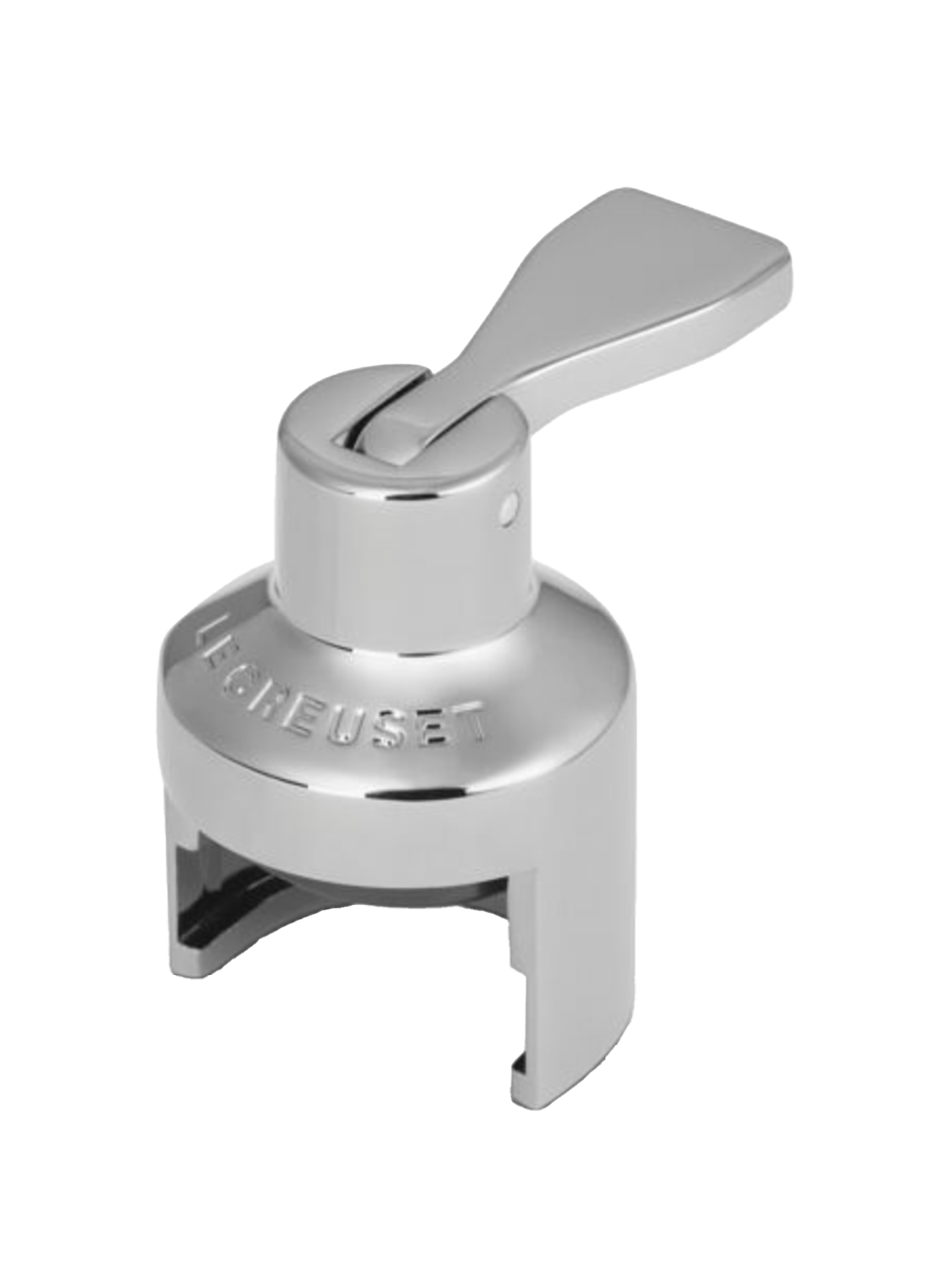 Perlenweinverschluss SW-101 aus Metall LE CREUSET Silber