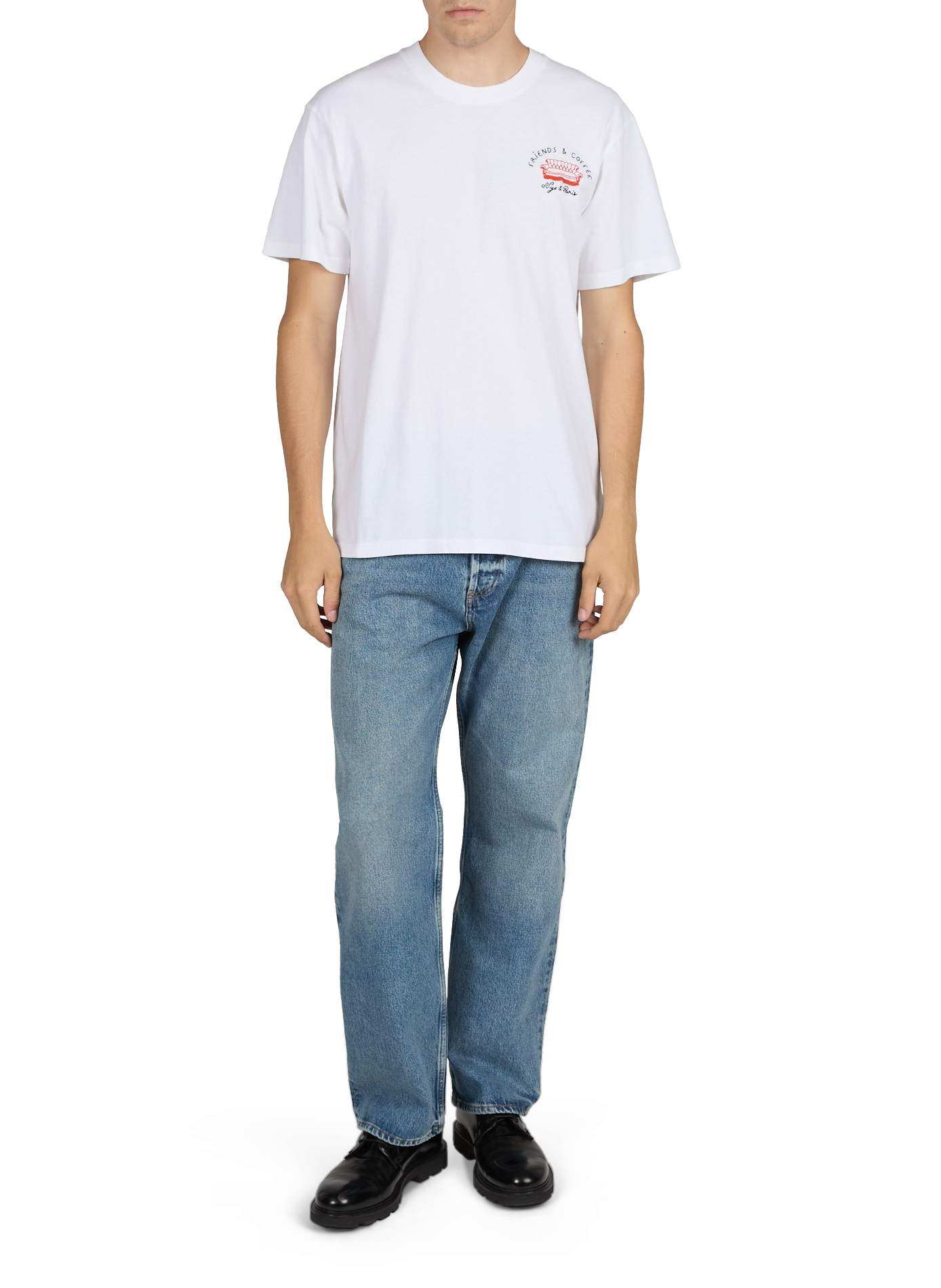 Straight cotton t-shirt MAISON LABICHE White