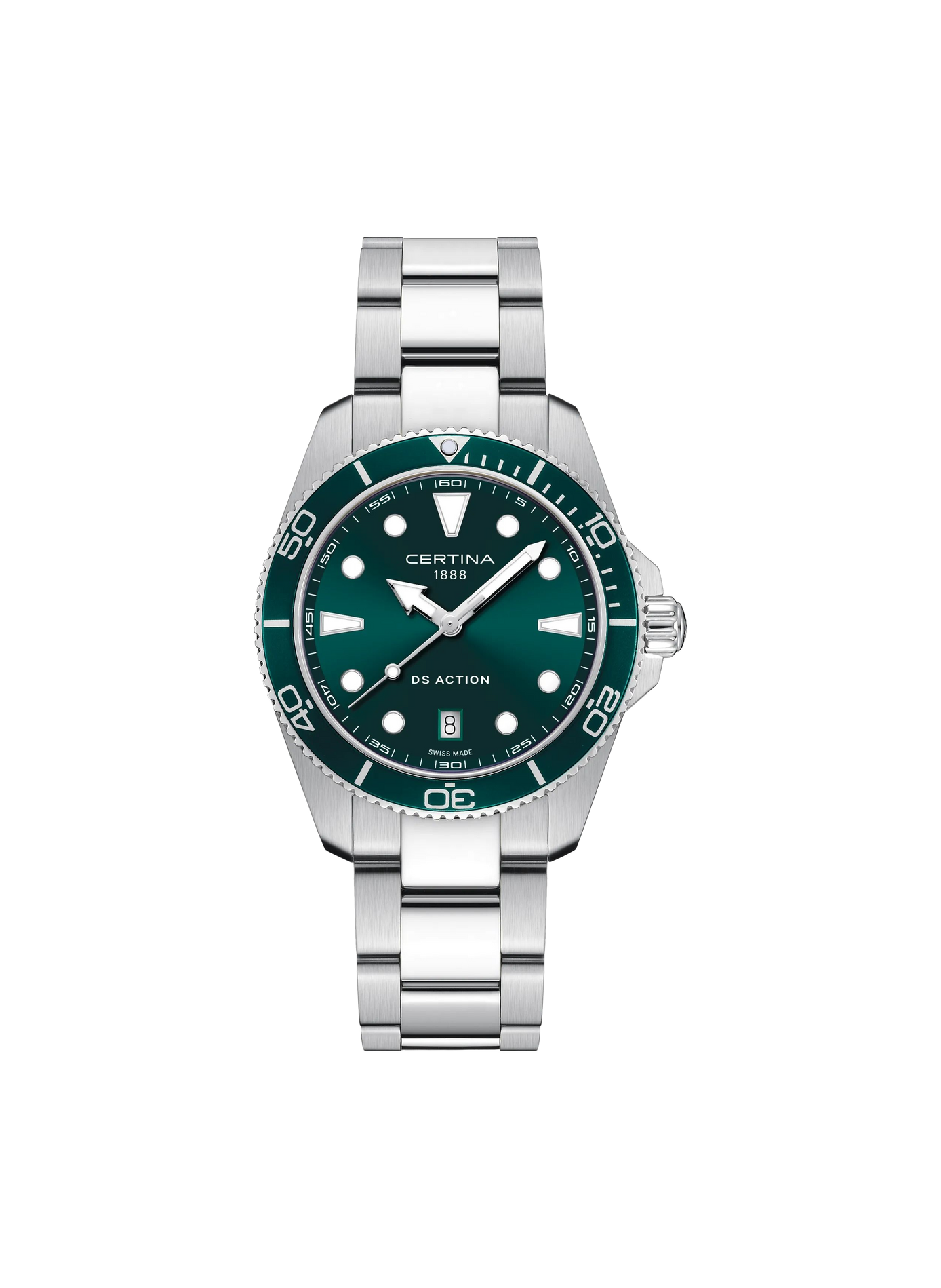 Montre automatique DS ACTION en acier inoxydable CERTINA Vert