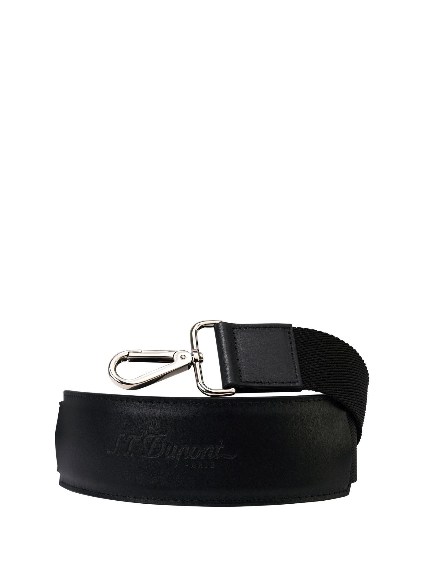 Neo Capsule leather messenger bag S.T. DUPONT Black