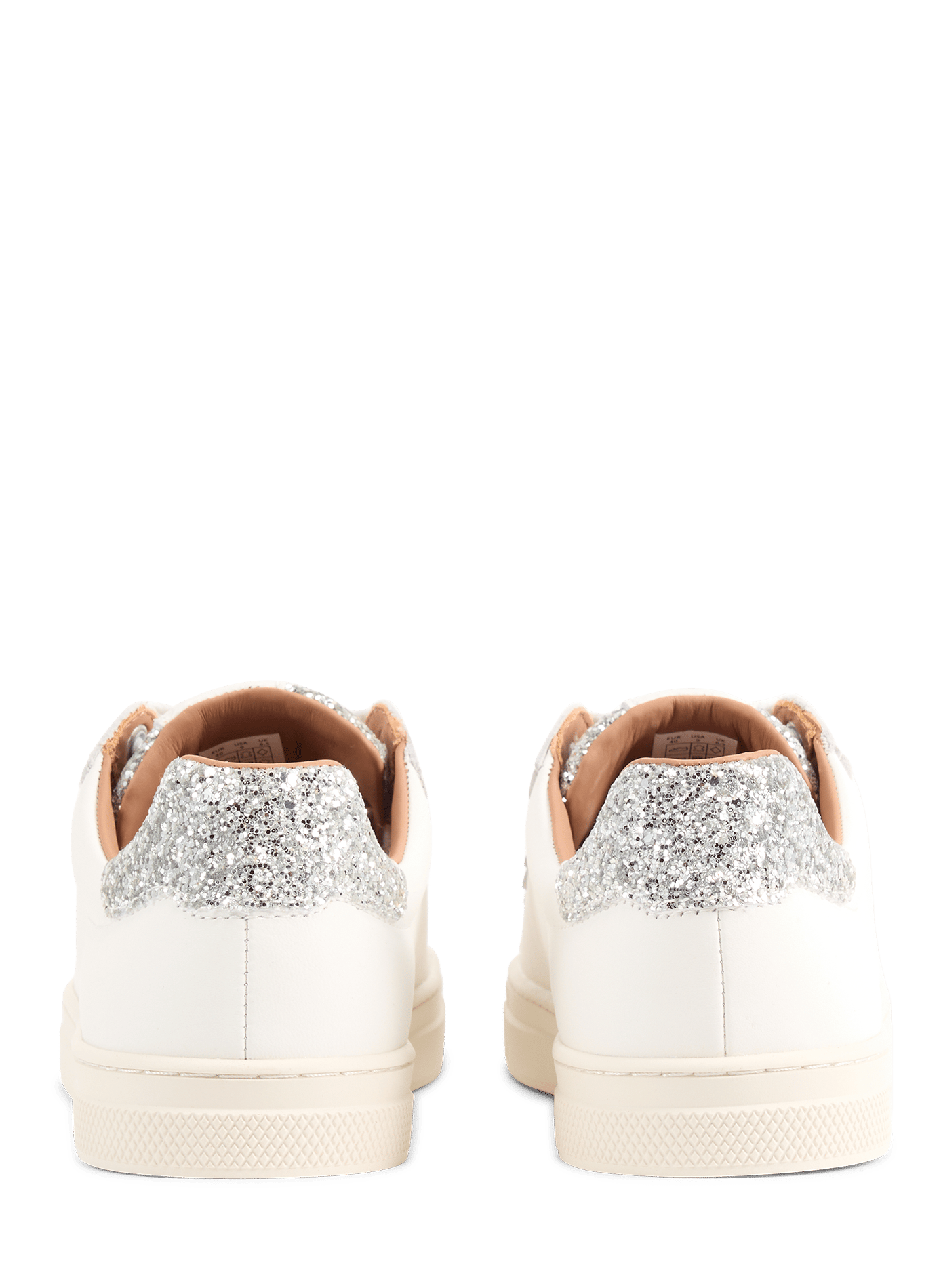 Sparkle Wave Glitter Sneakers SCHMOOVE White