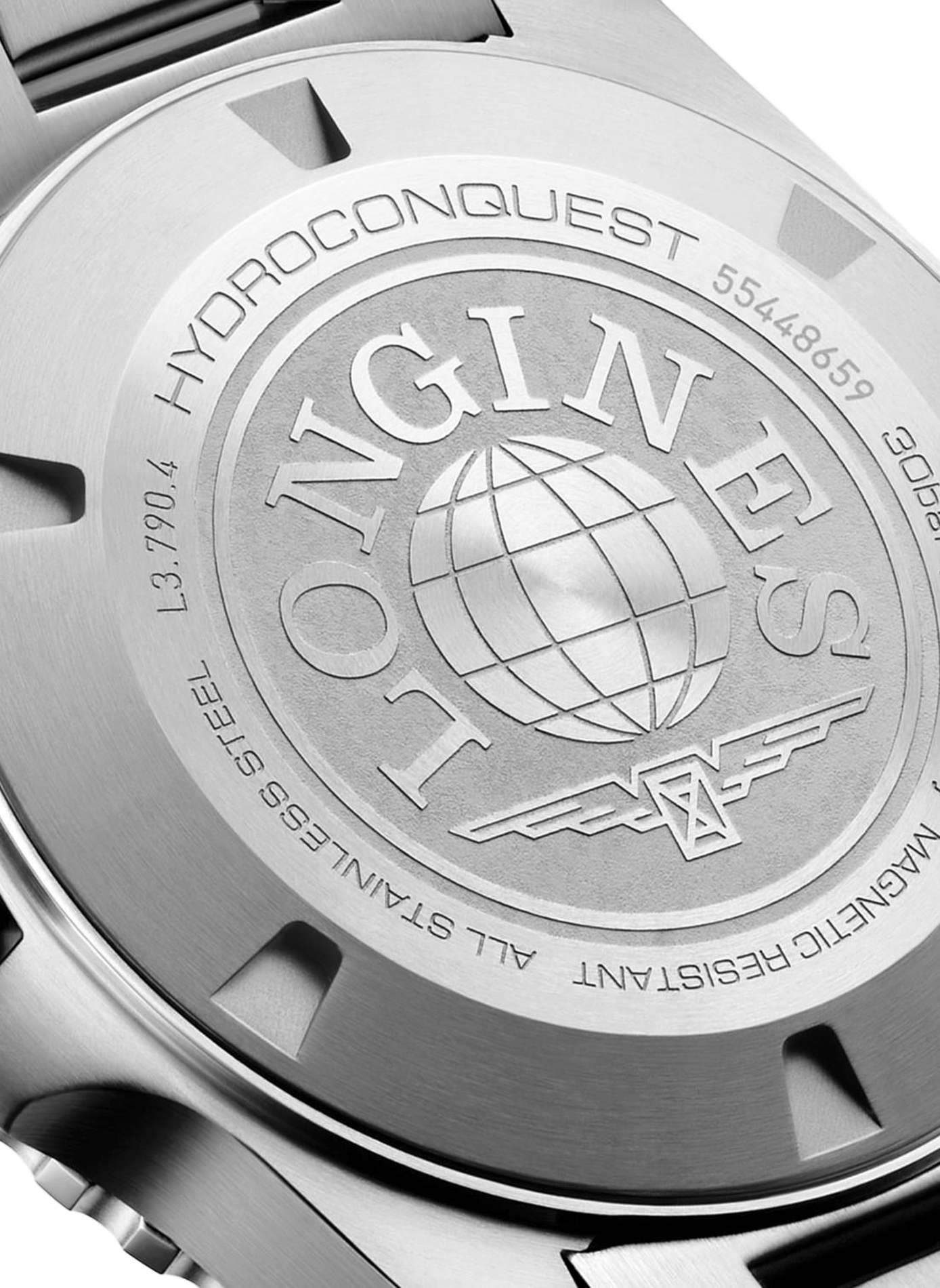 Montre automatique HydroConquest en acier inoxydable LONGINES Vert
