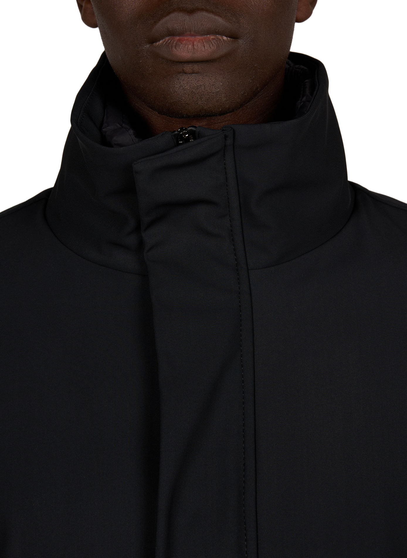 Mid-length parka Gaspard Cardell with hood 1789 CALA Black