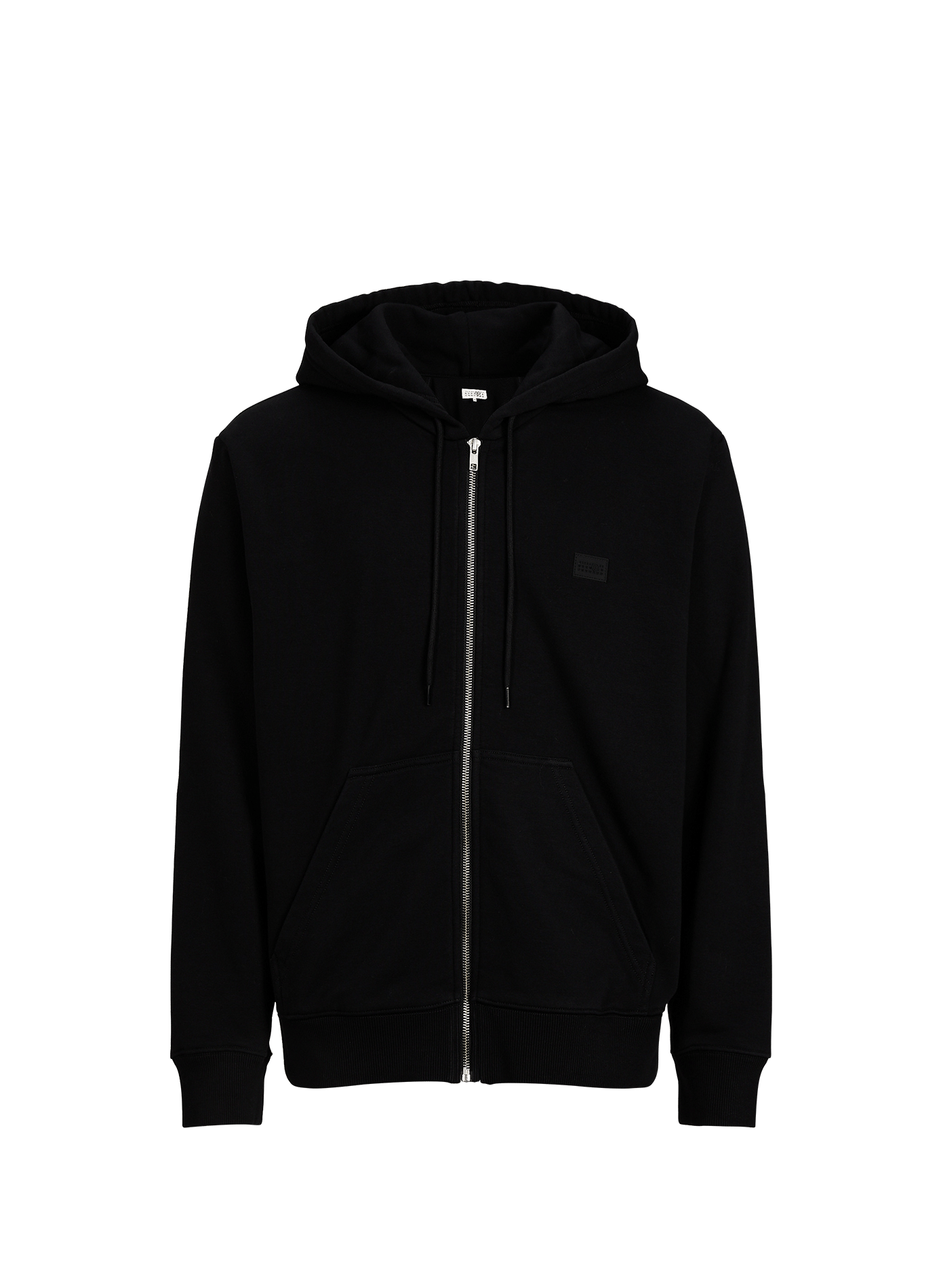 Oversized zip-up hoodie MAISON MARGIELA Black
