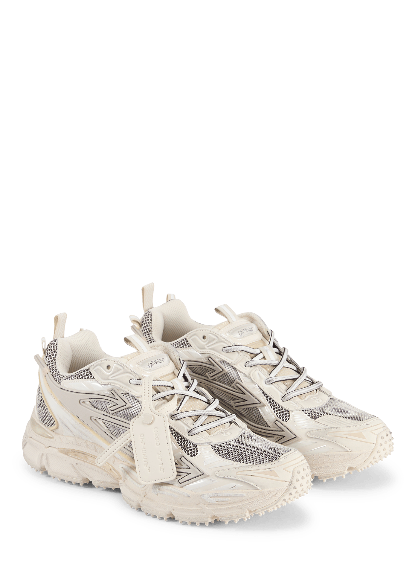 OW BRB Worn Out Sneakers OFF-WHITE Beige