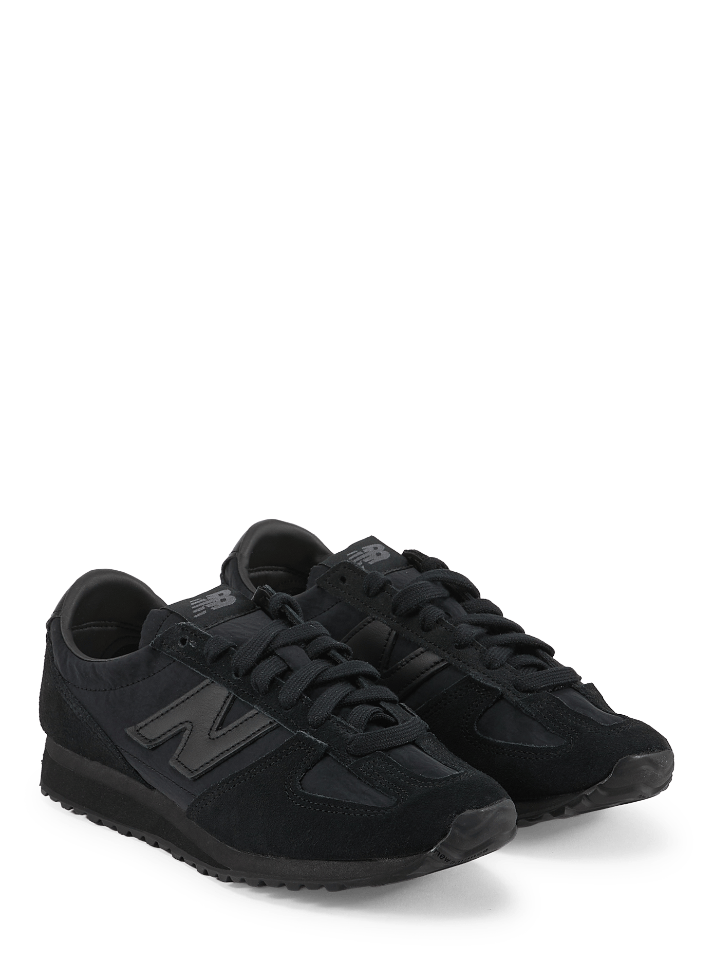 Mixed leather 471 sneakers NEW BALANCE Black