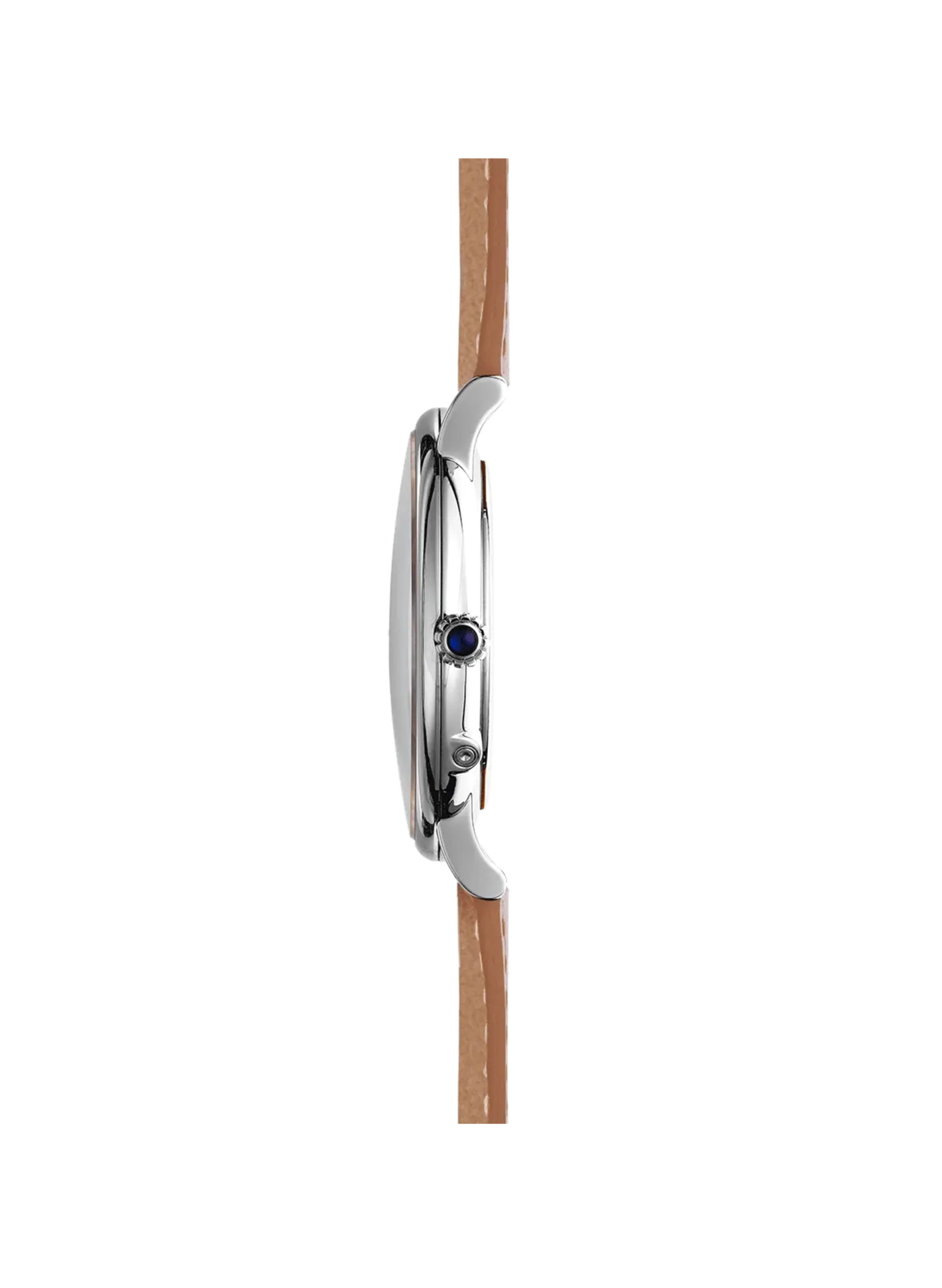Quarzuhr Inspiration aus Leder HERBELIN Silber