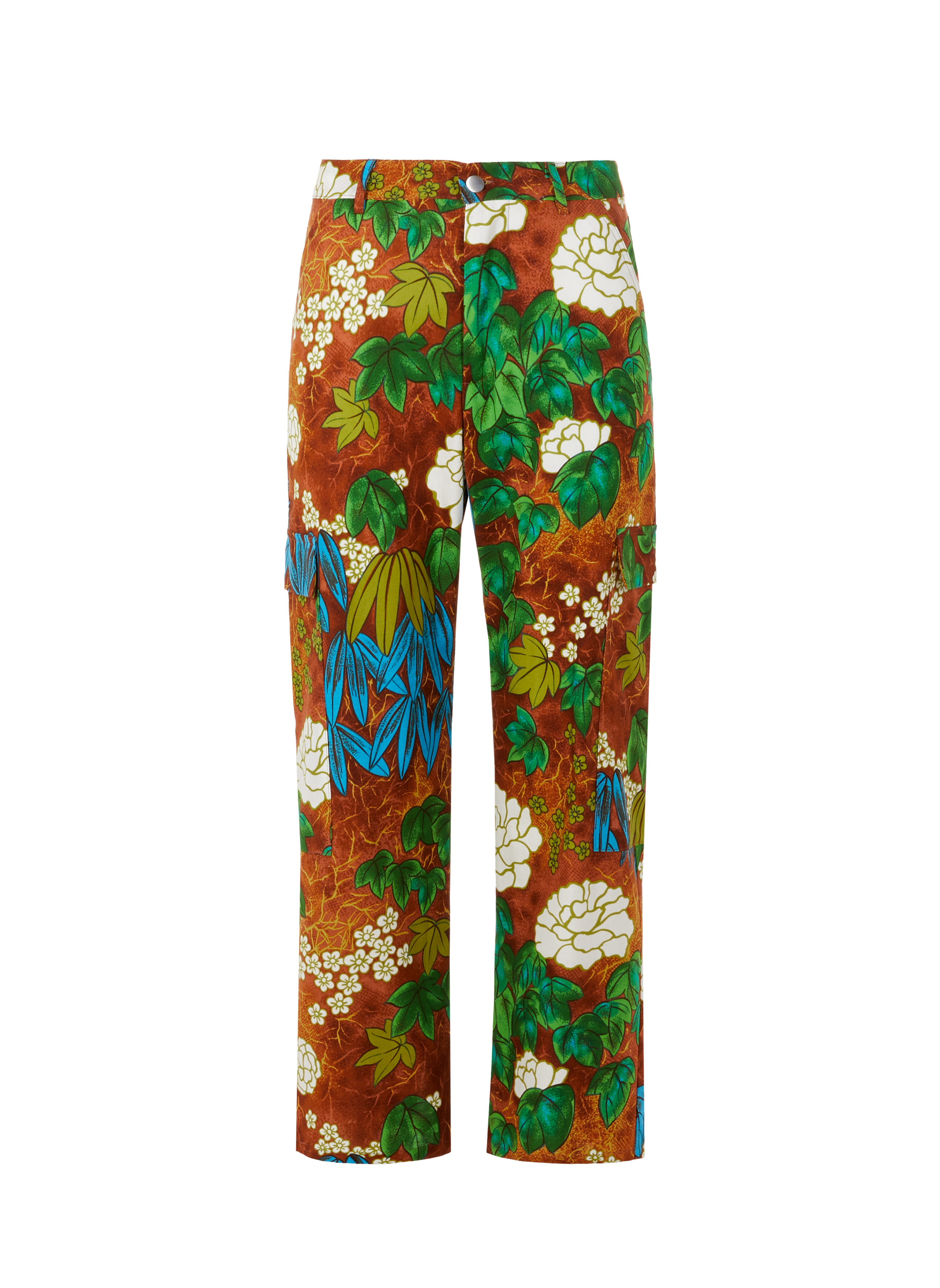COLLINA STRADA Patterned cargo pants Multicolour