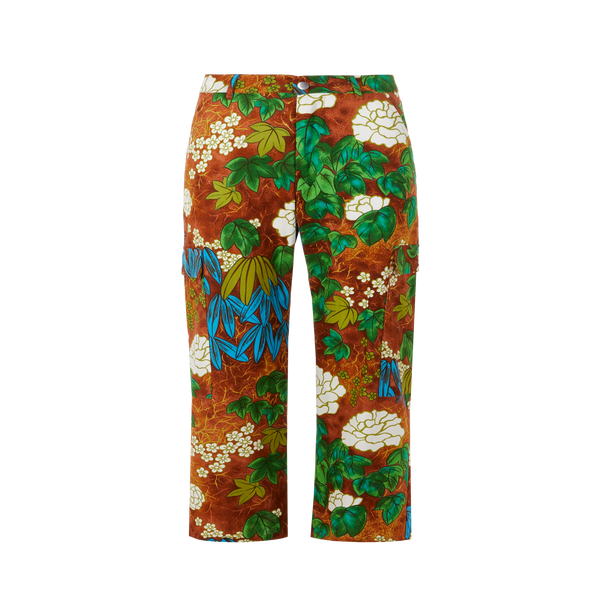 Collina Strada Patterned Cargo Trousers