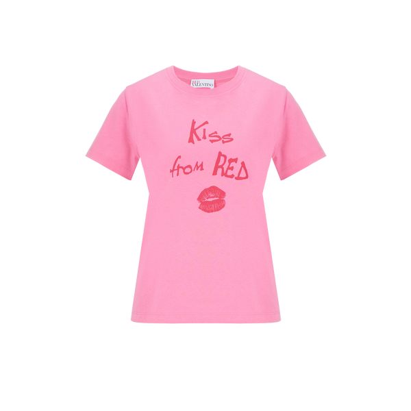 t-shirt kiss from red