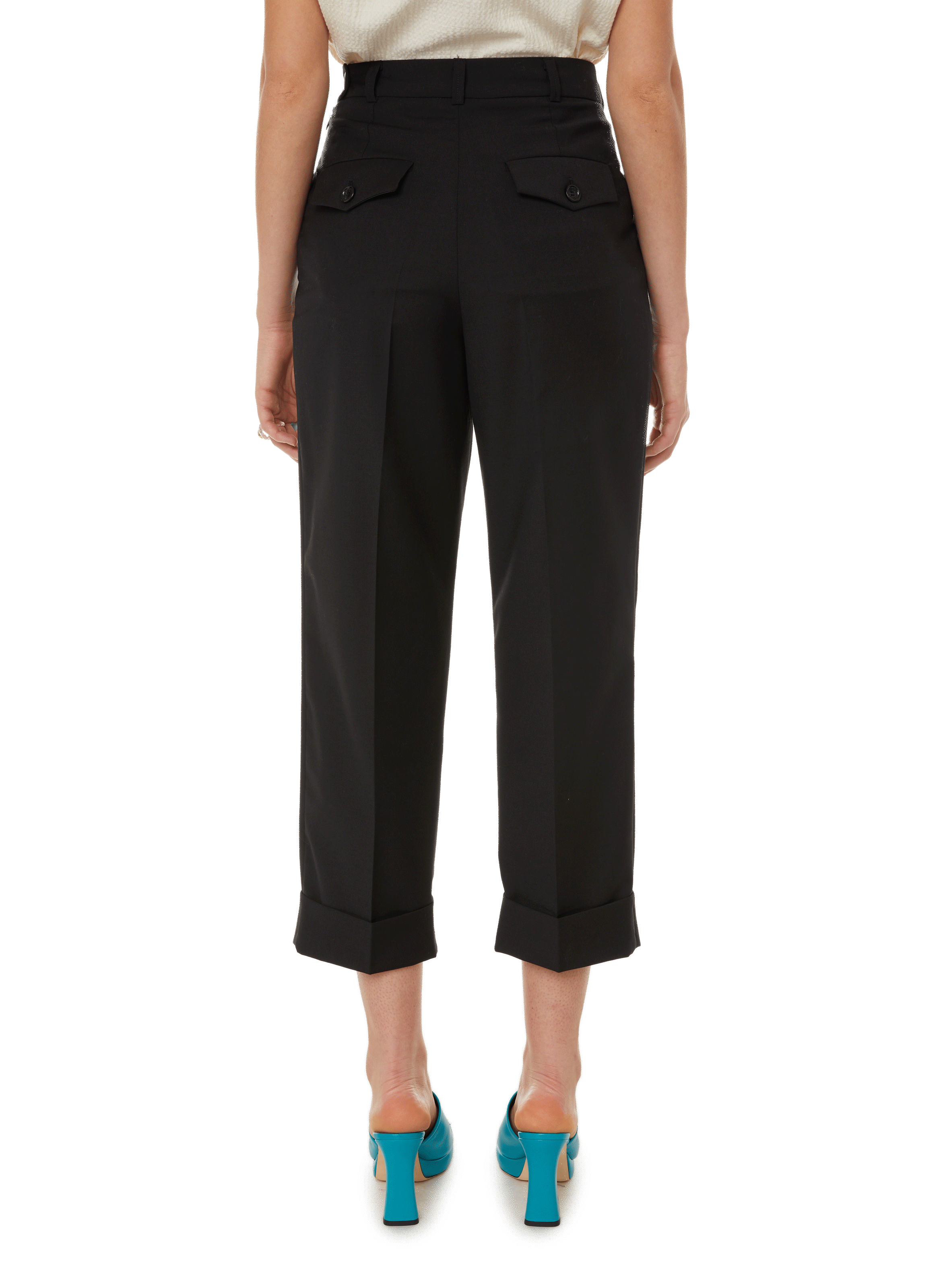 Pantalon Lodos en laine mélangée LEBRAND Noir