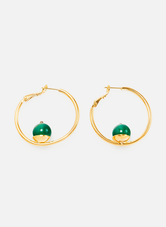 Sonia gold-plated earrings  DESTREE