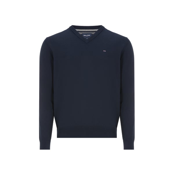 Pull à col V en coton