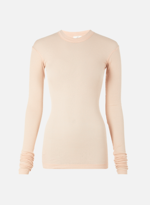 Pink Cotton Long-Sleeve T-ShirtBITE STUDIOS 