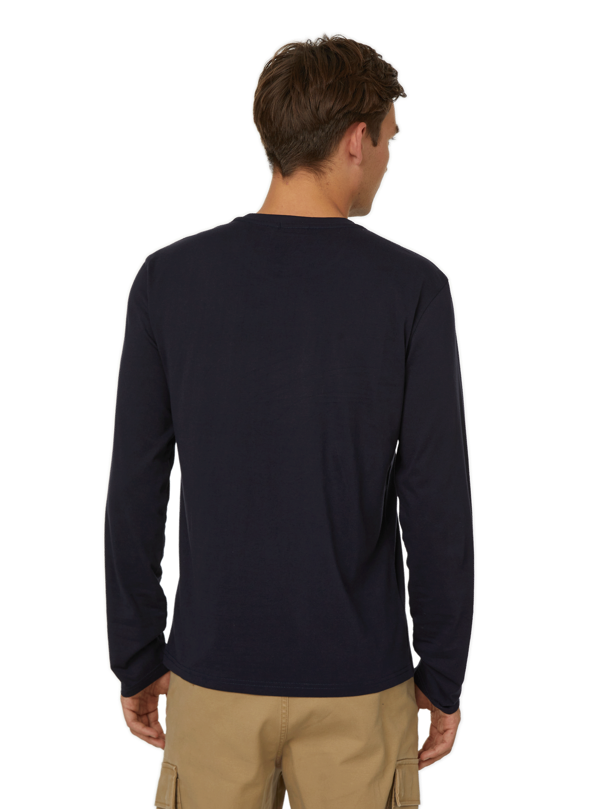 Long-sleeved cotton T-shirt NAPAPIJRI Blue