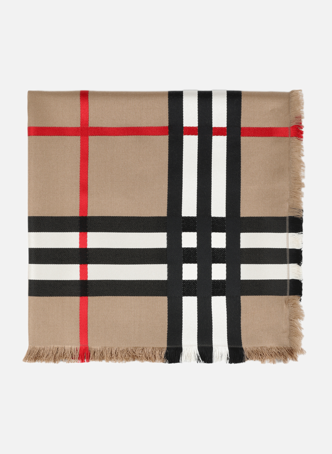 Silk and wool scarf  BURBERRY