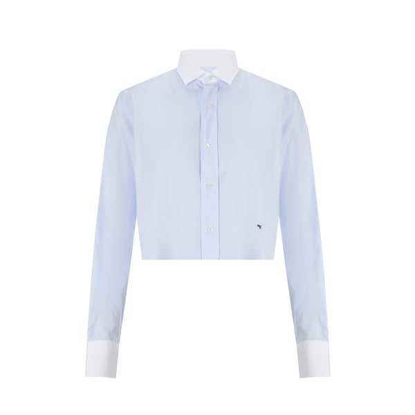 Chemise courte en coton