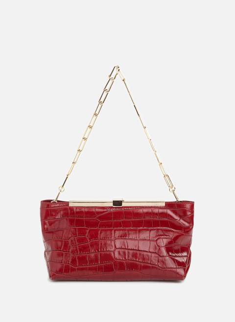 حقيبة ديبي جلدية حمراء موسم 1865 