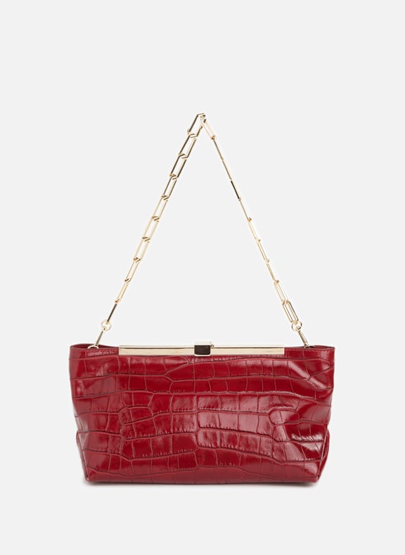 Sac Debby en cuir Rouge by SAISON 1865 SAISON 1865 Sac Debby en cuir Rouge