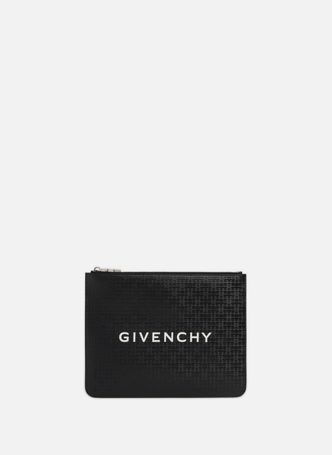 Monogram leather pouch BlackGIVENCHY 