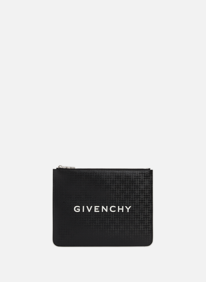 GIVENCHY monogram leather clutch