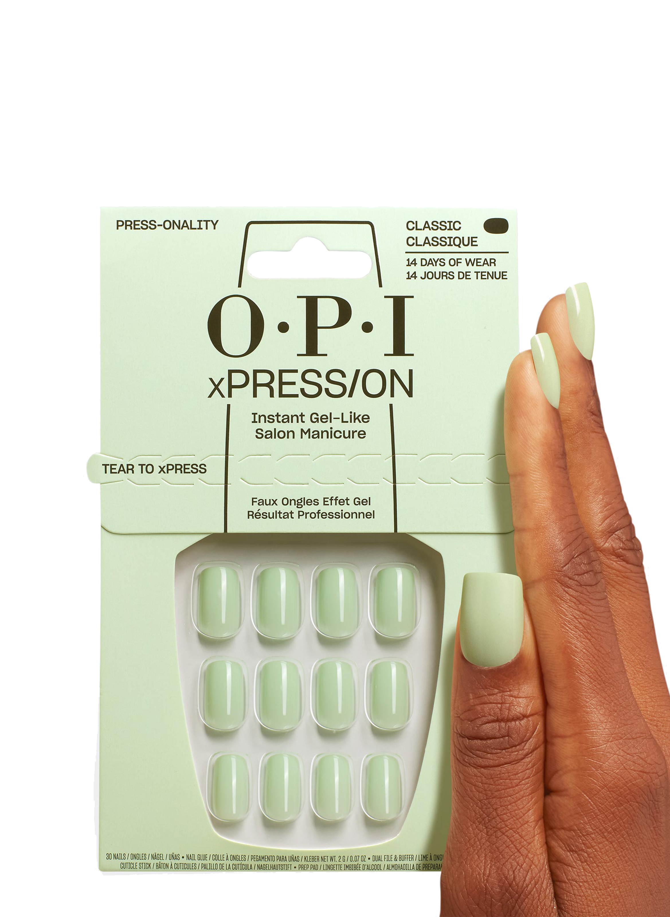 Reusable fake nails OPI An048s