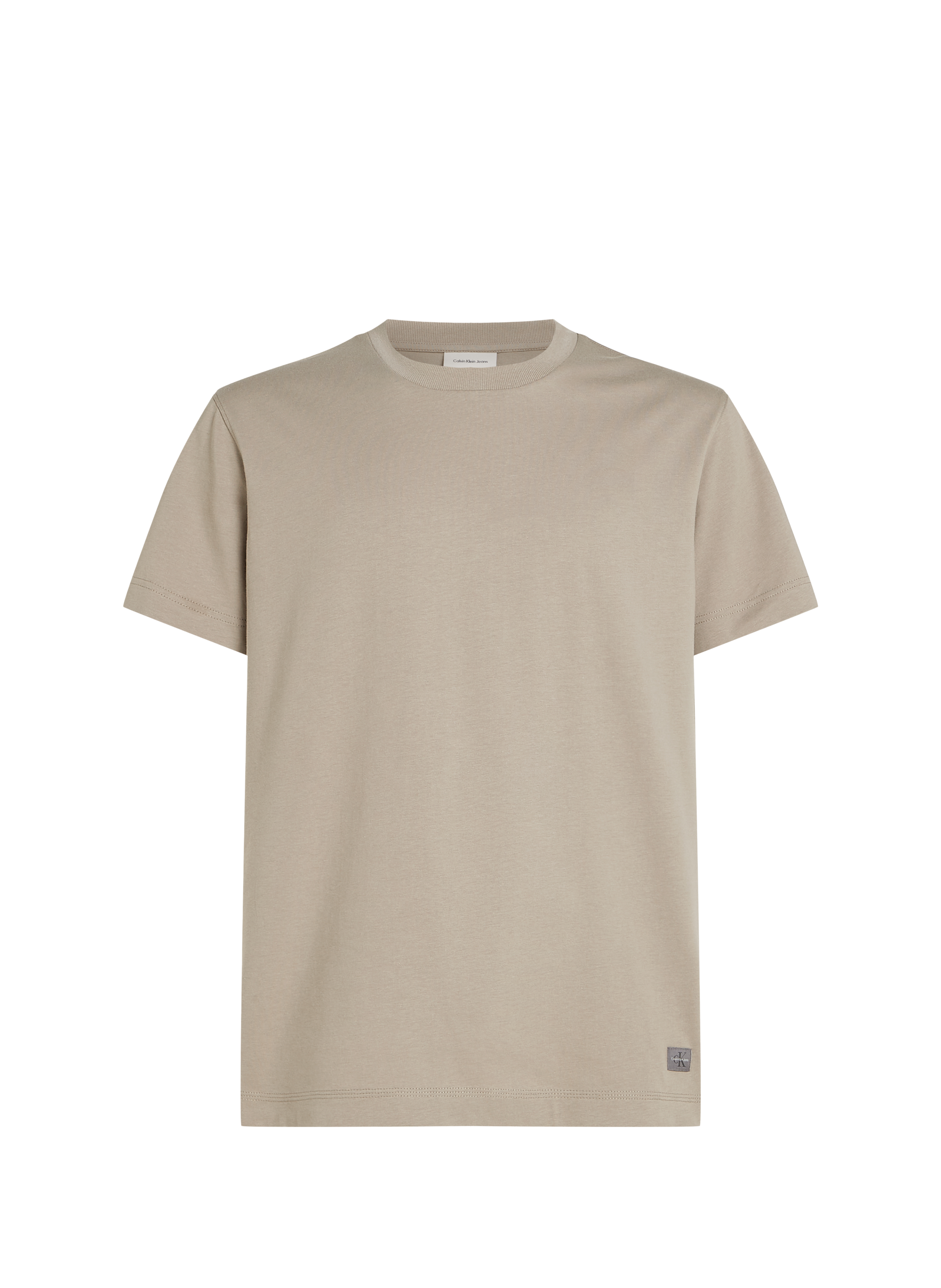 Cotton T-shirt CALVIN KLEIN Beige