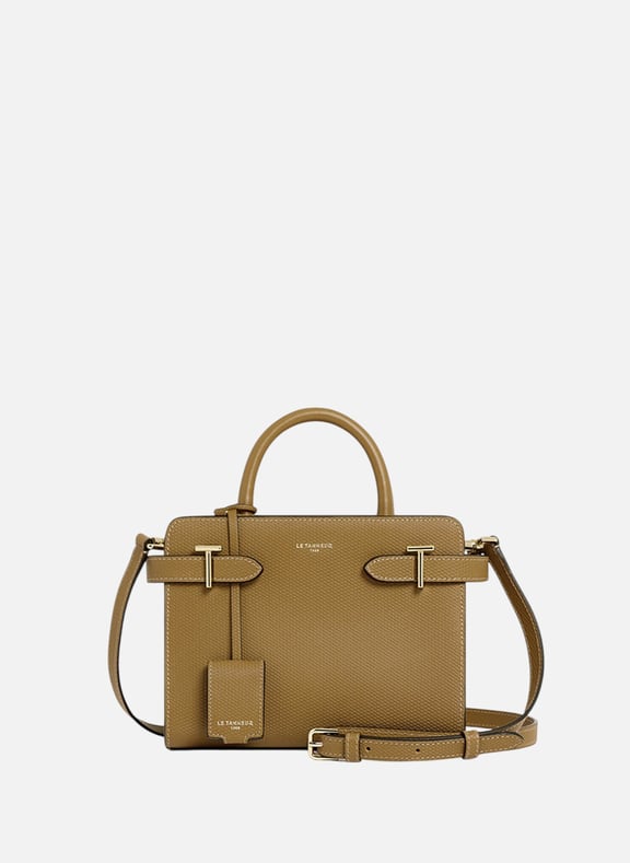 Petit sac à main emilie en cuir signature t Vert by LE TANNEUR LE TANNEUR Petit sac à main emilie en cuir signature t Vert