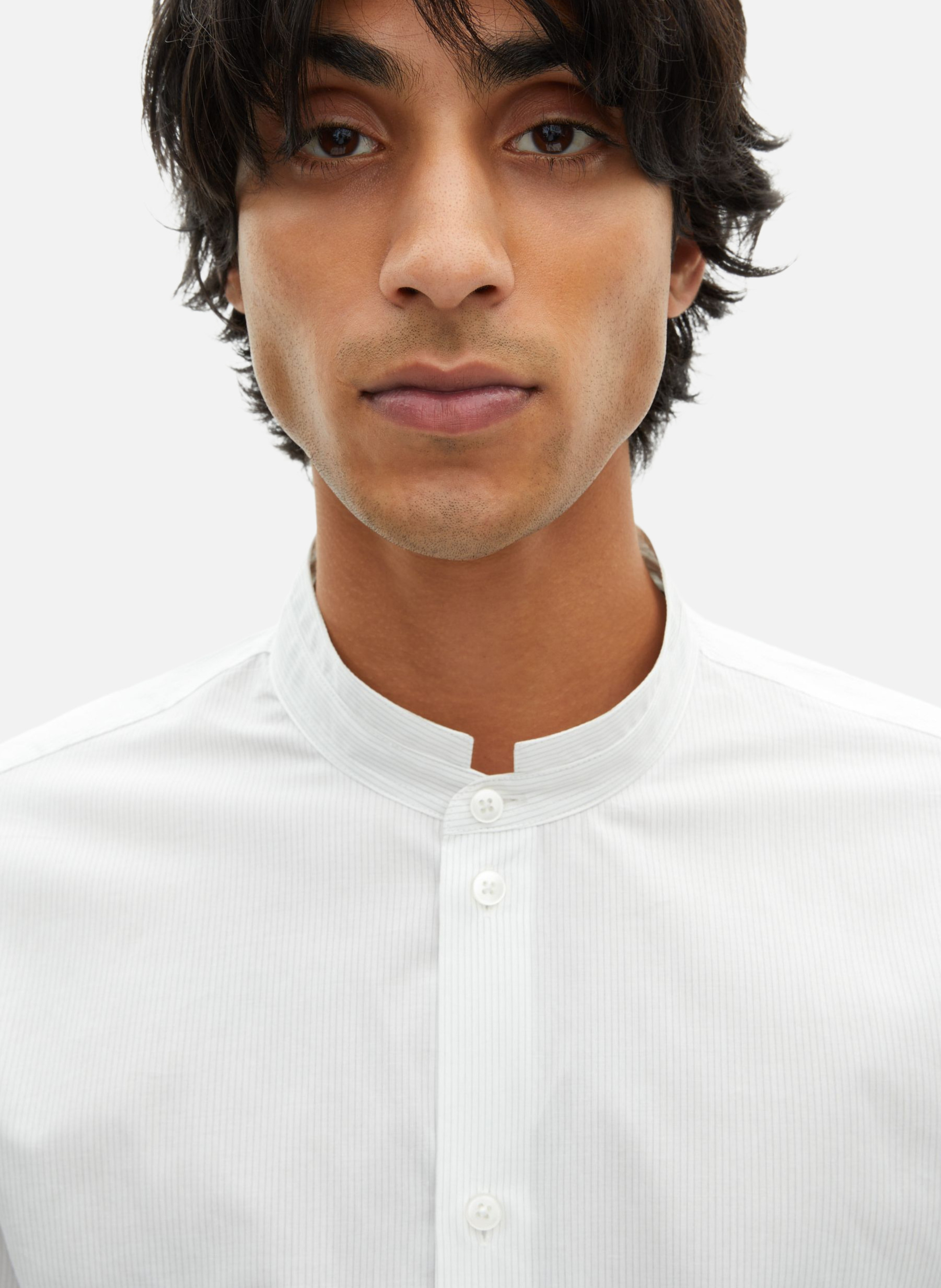 Chemise formelle col officier THE KOOPLES Blanc