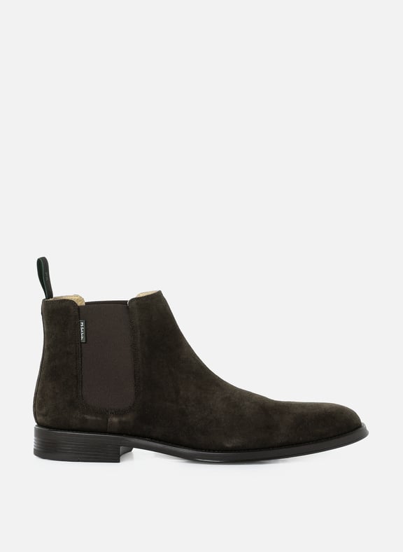 Augustus Suede Leather Ankle Boots Brown by PAUL SMITH PAUL SMITH Augustus Suede Leather Ankle Boots Brown
