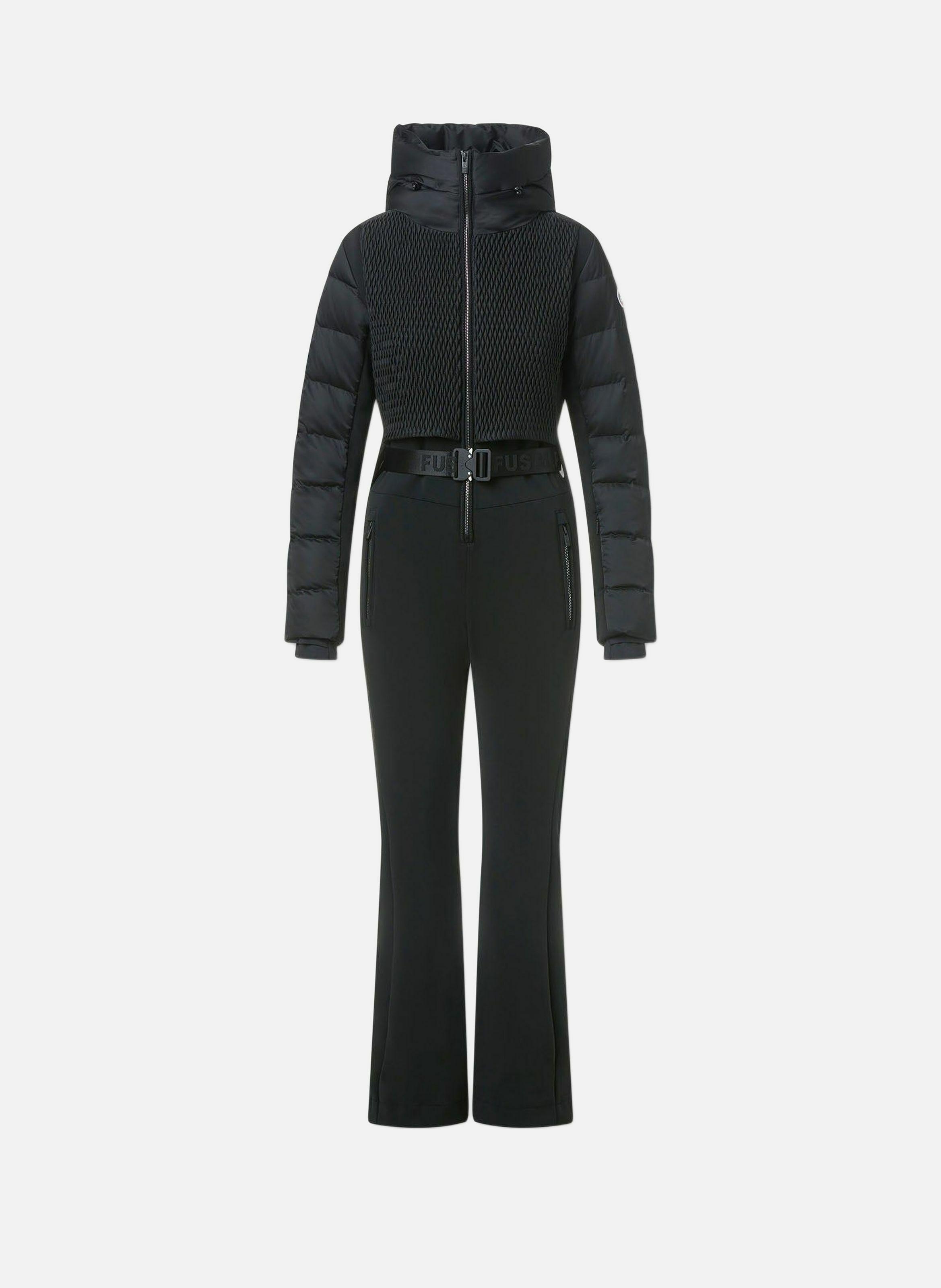 Combinaison de ski marie col montant coupe regular Noir