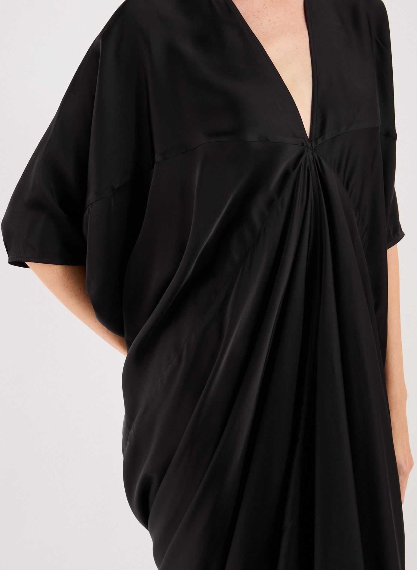 Flowy V-neck dress RICK OWENS Black