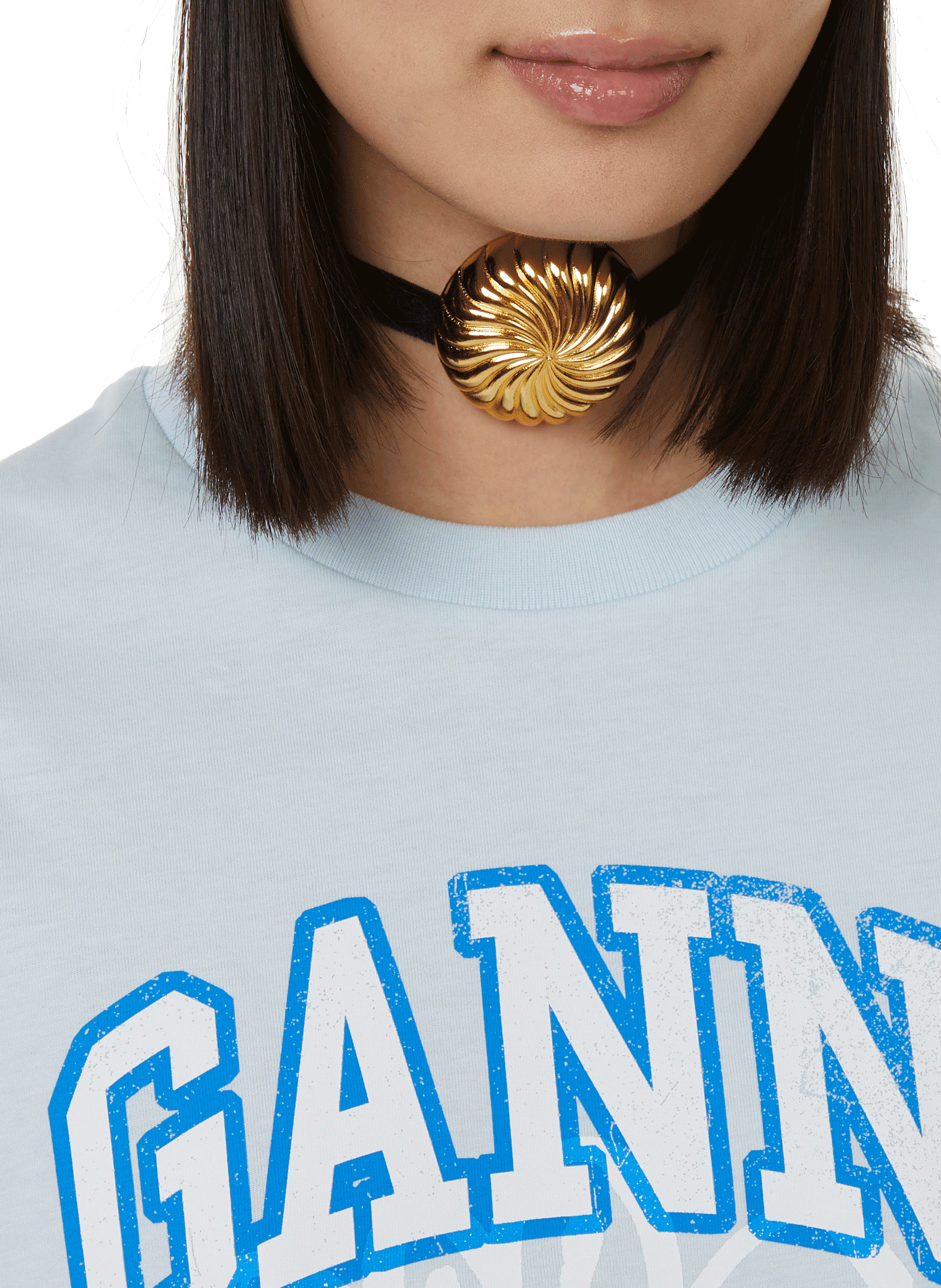 Colliers ras-de-cou en laiton plaqué or DESTREE Noir