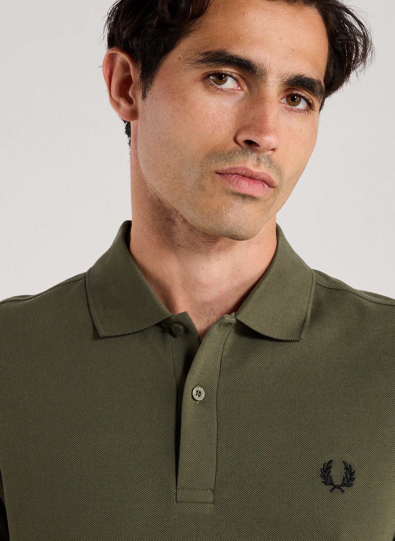 Polo en coton piqué FRED PERRY Vert