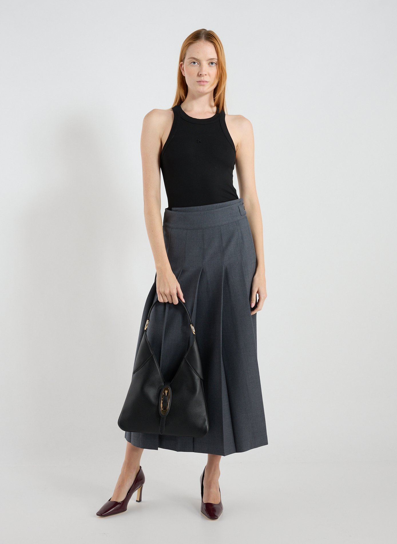 Sac à main en cuir de vache MICHAEL KORS Noir