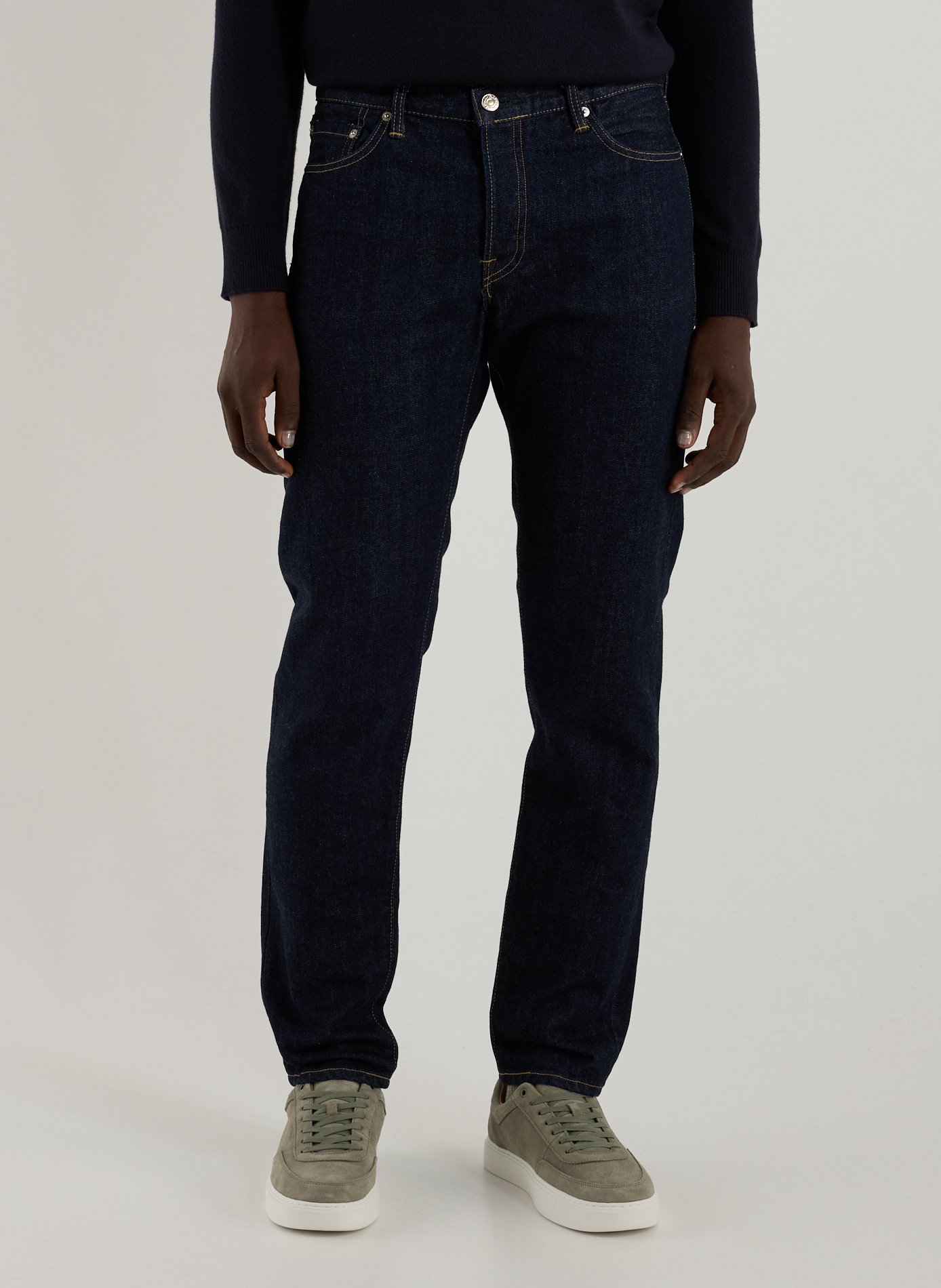 EDWIN Straight cotton jeans Blue