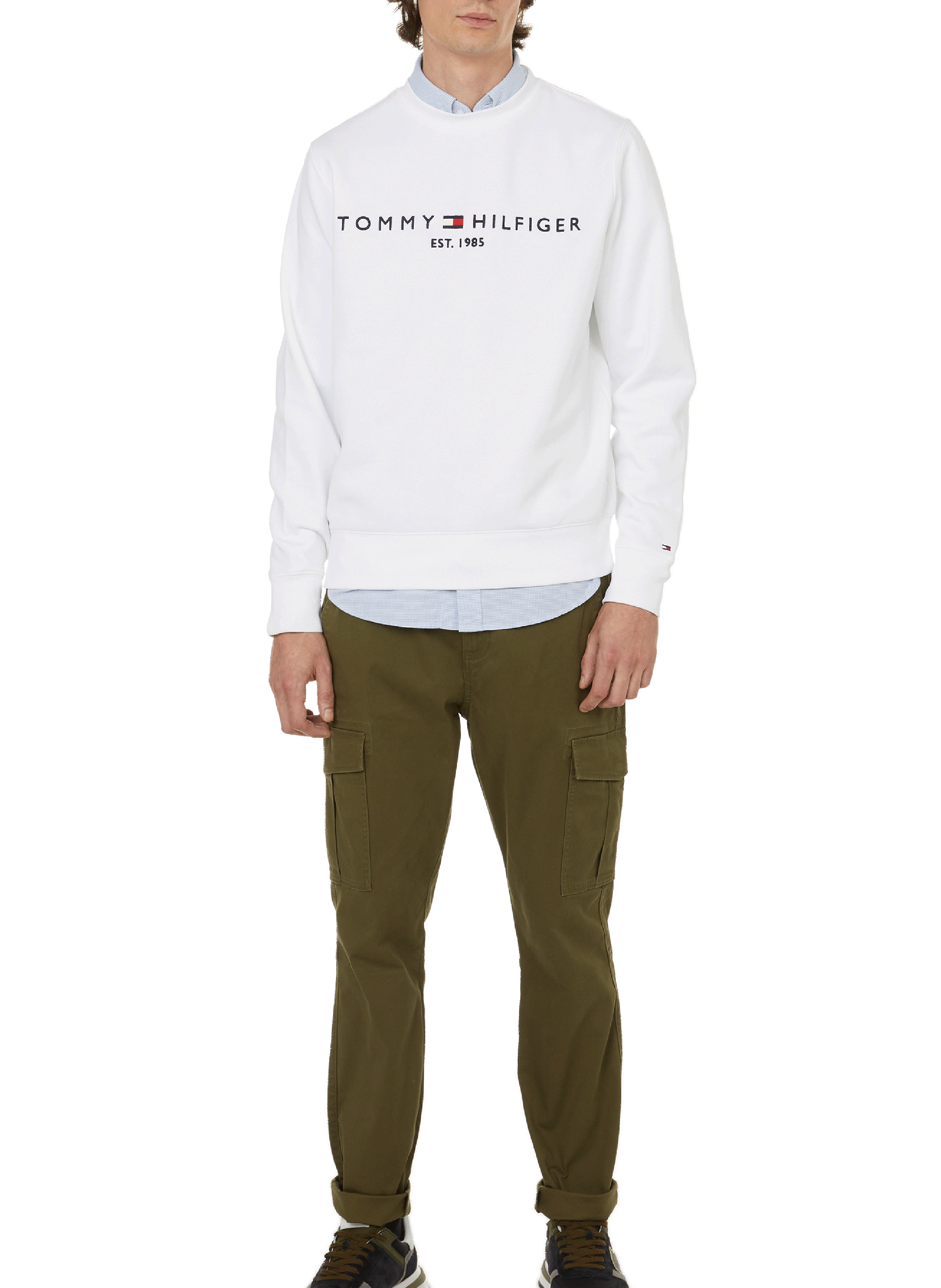 Sweatshirt logotypé Blanc