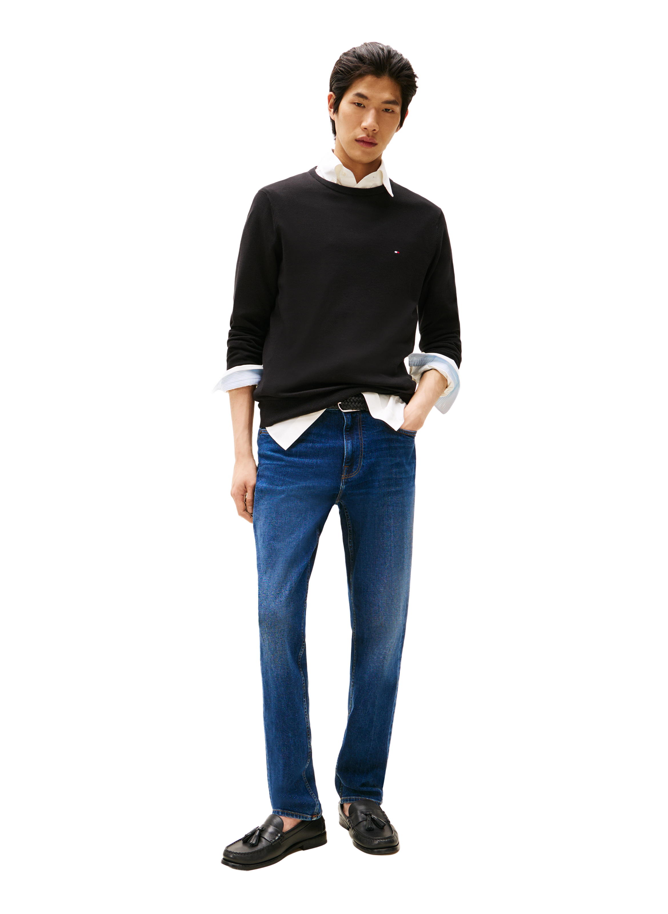 Cotton jumper TOMMY HILFIGER Black