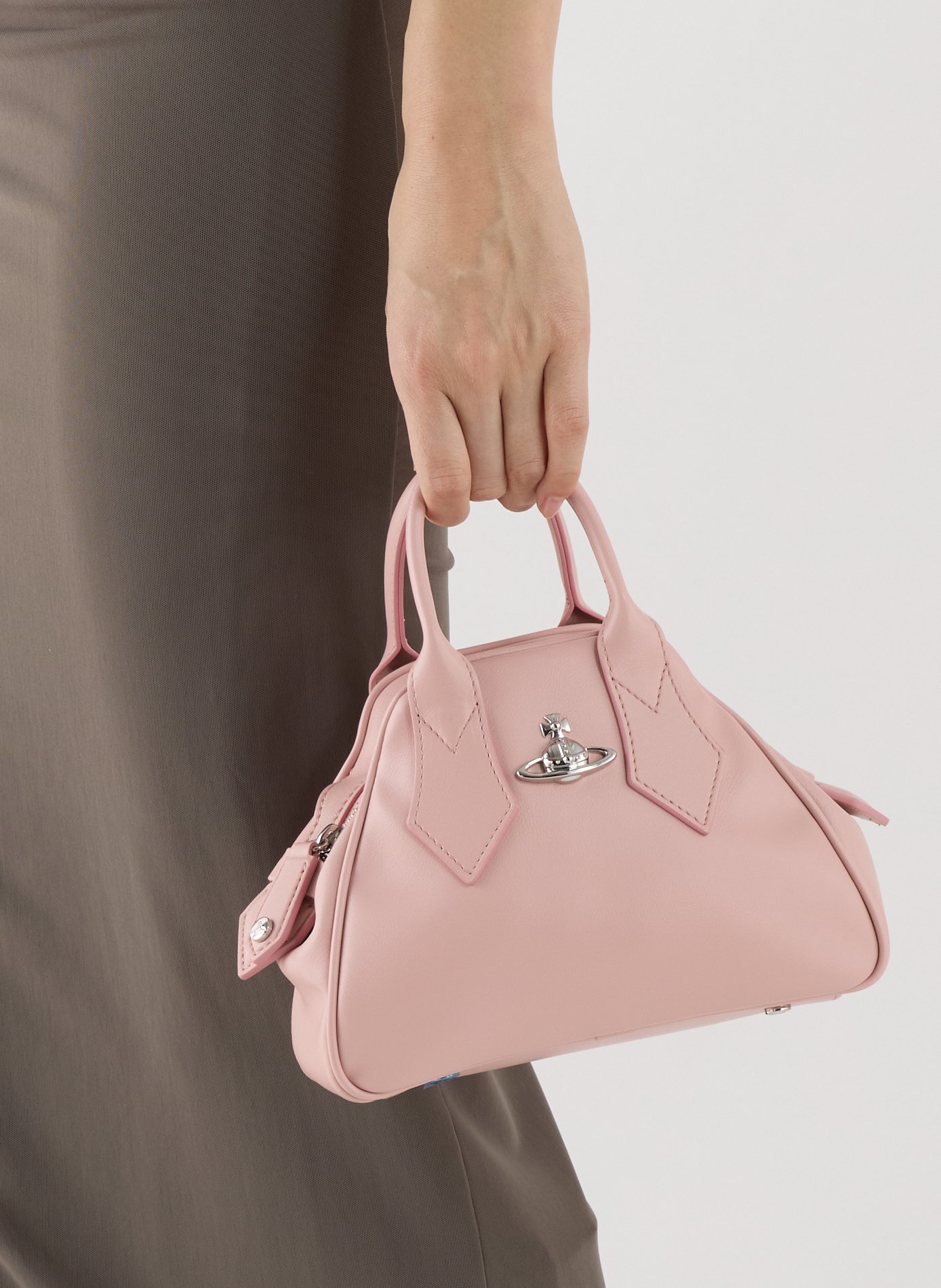 Sac à main uni VIVIENNE WESTWOOD Rose