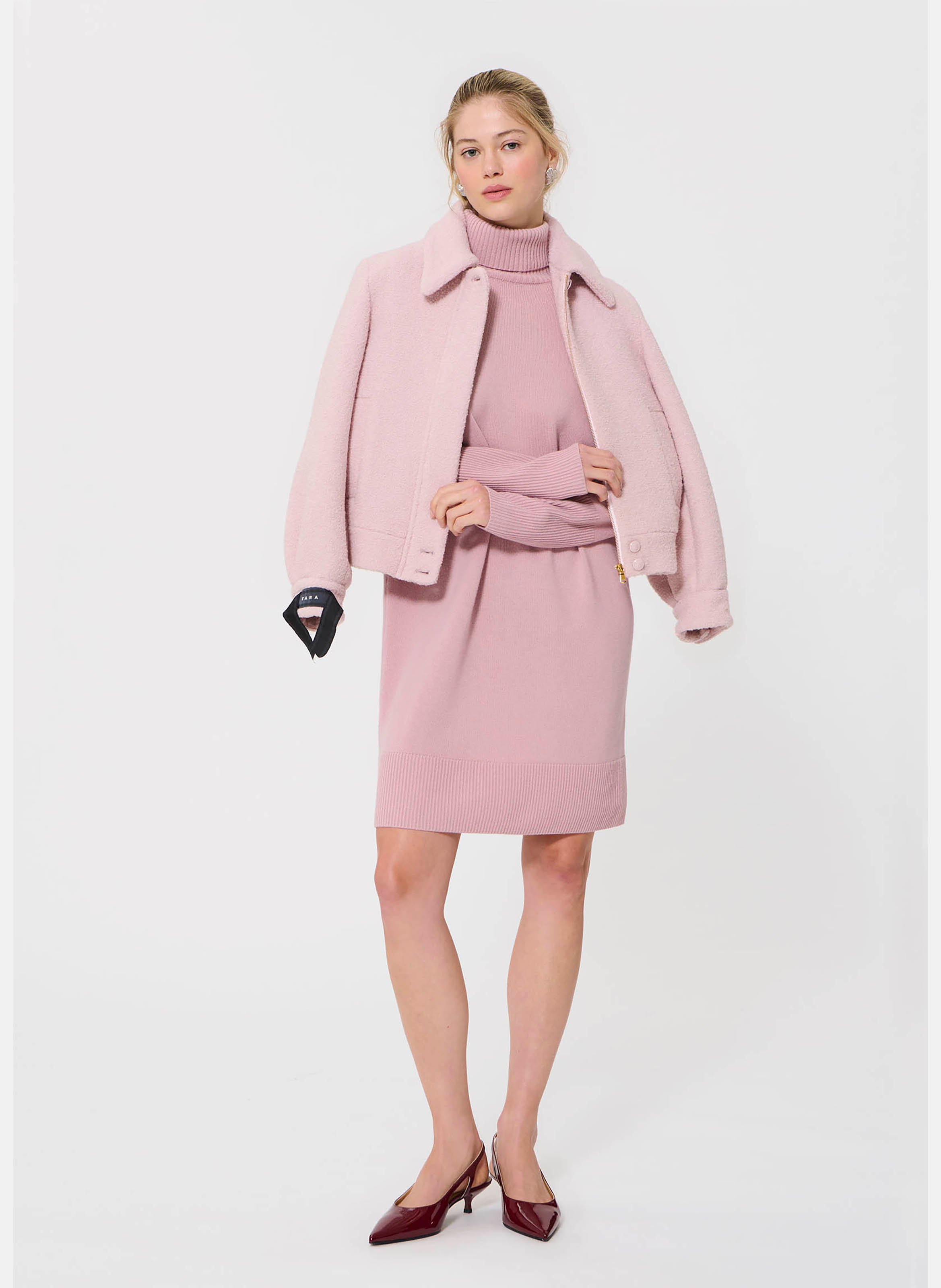 Robe maille ralia TARA JARMON Rose