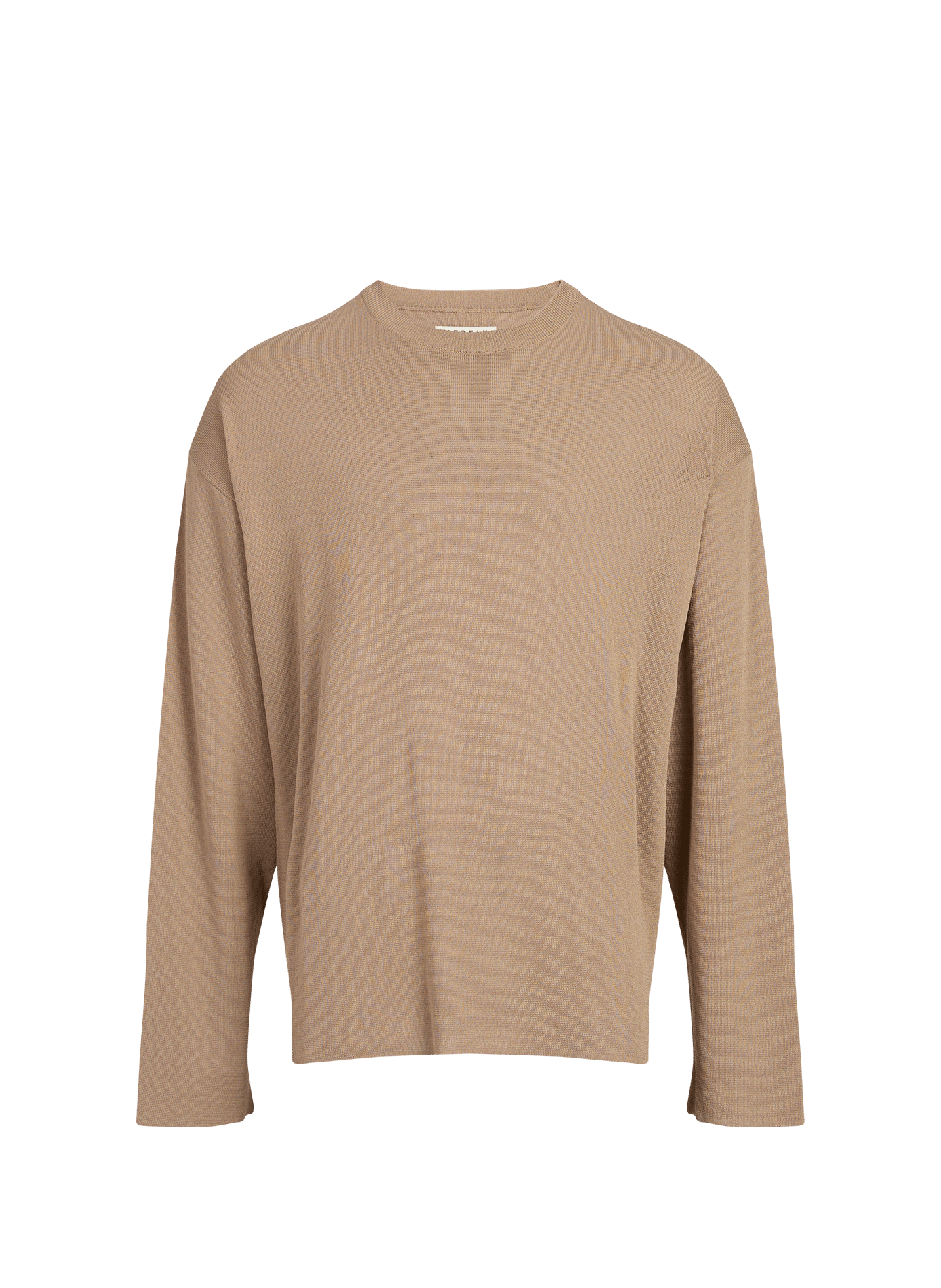 Pull droit col rond  MERELY MADE Beige
